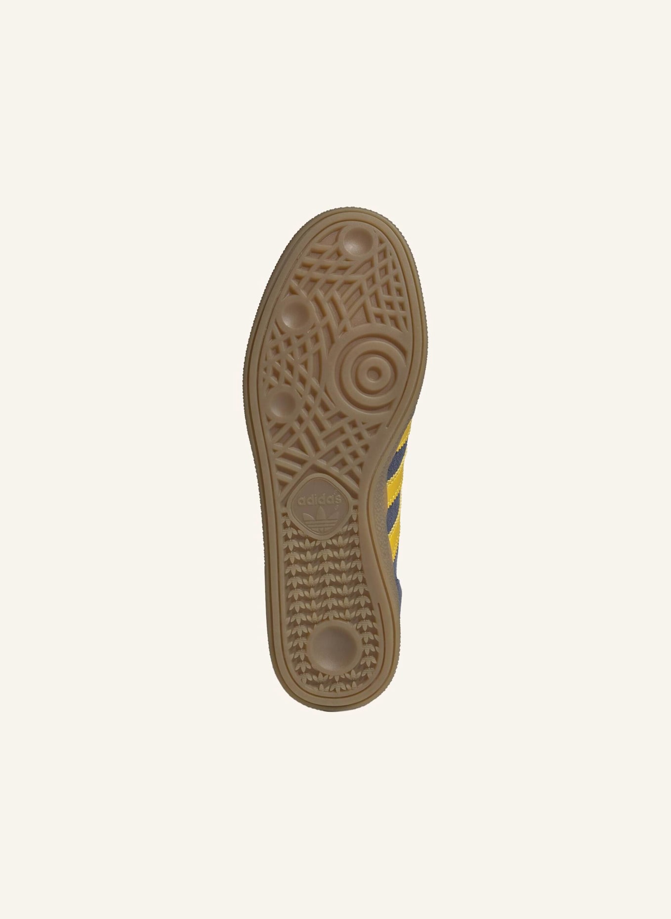 adidas Originals MANCHESTER UNITED HANDBALL SPEZIAL SCHUH: BLAU/ GELB