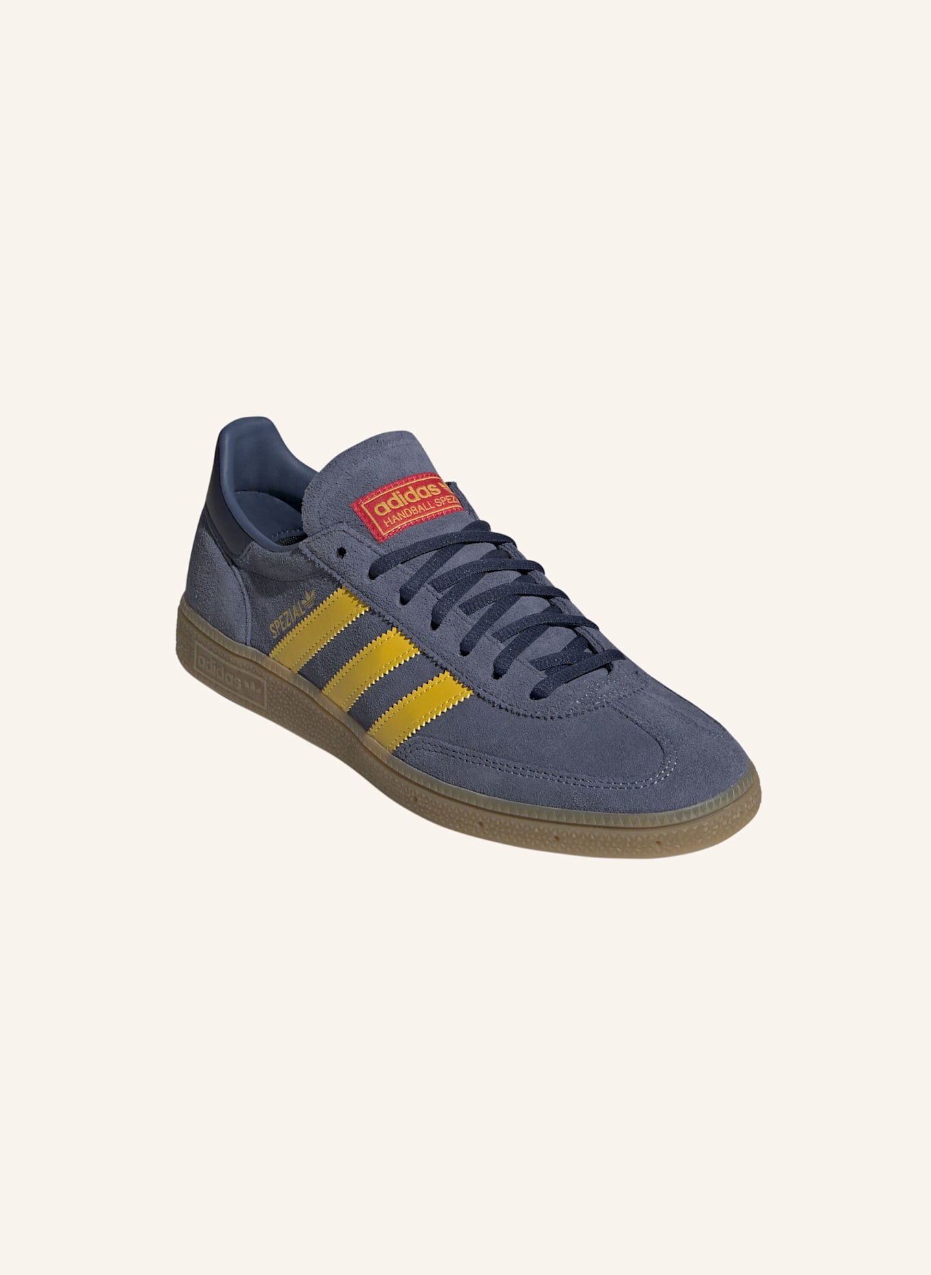 adidas Originals MANCHESTER UNITED HANDBALL SPEZIAL SCHUH: BLAU/ GELB