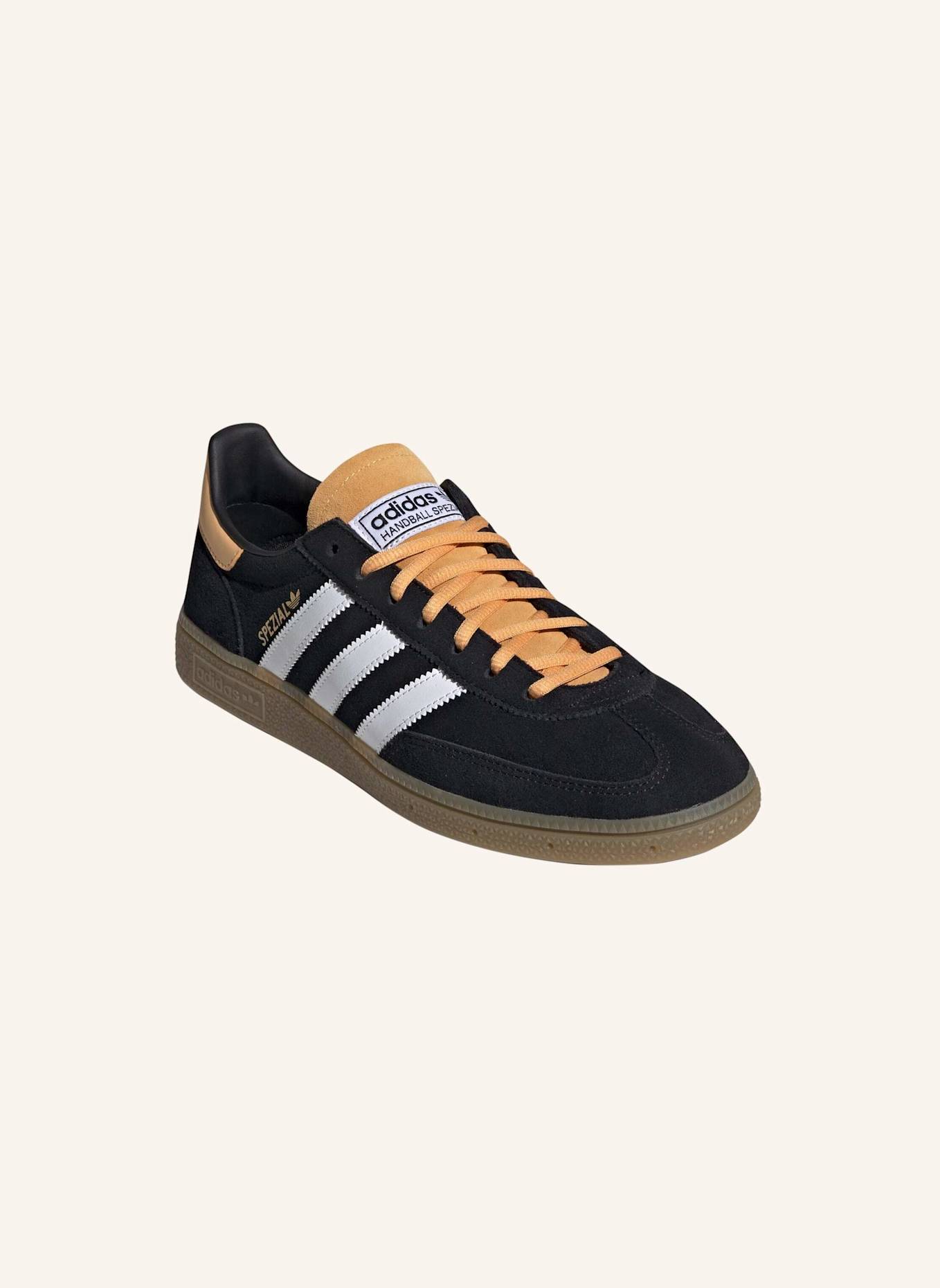 adidas Originals MANCHESTER UNITED HANDBALL SPEZIAL SCHUH: SCHWARZ/ ORANGE/ WEISS