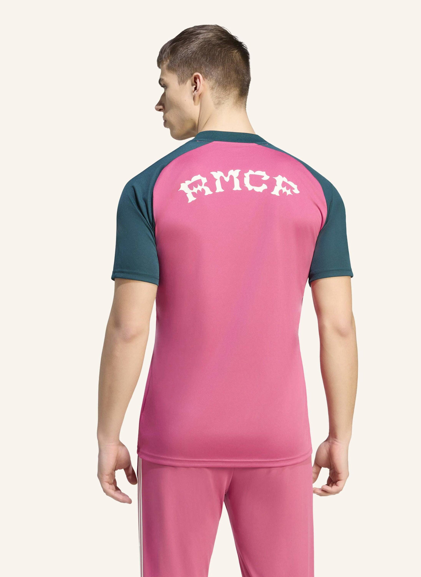 adidas REAL MADRID 26/27 PRE-MATCH TRIKOT: ROSA/ GRÜN