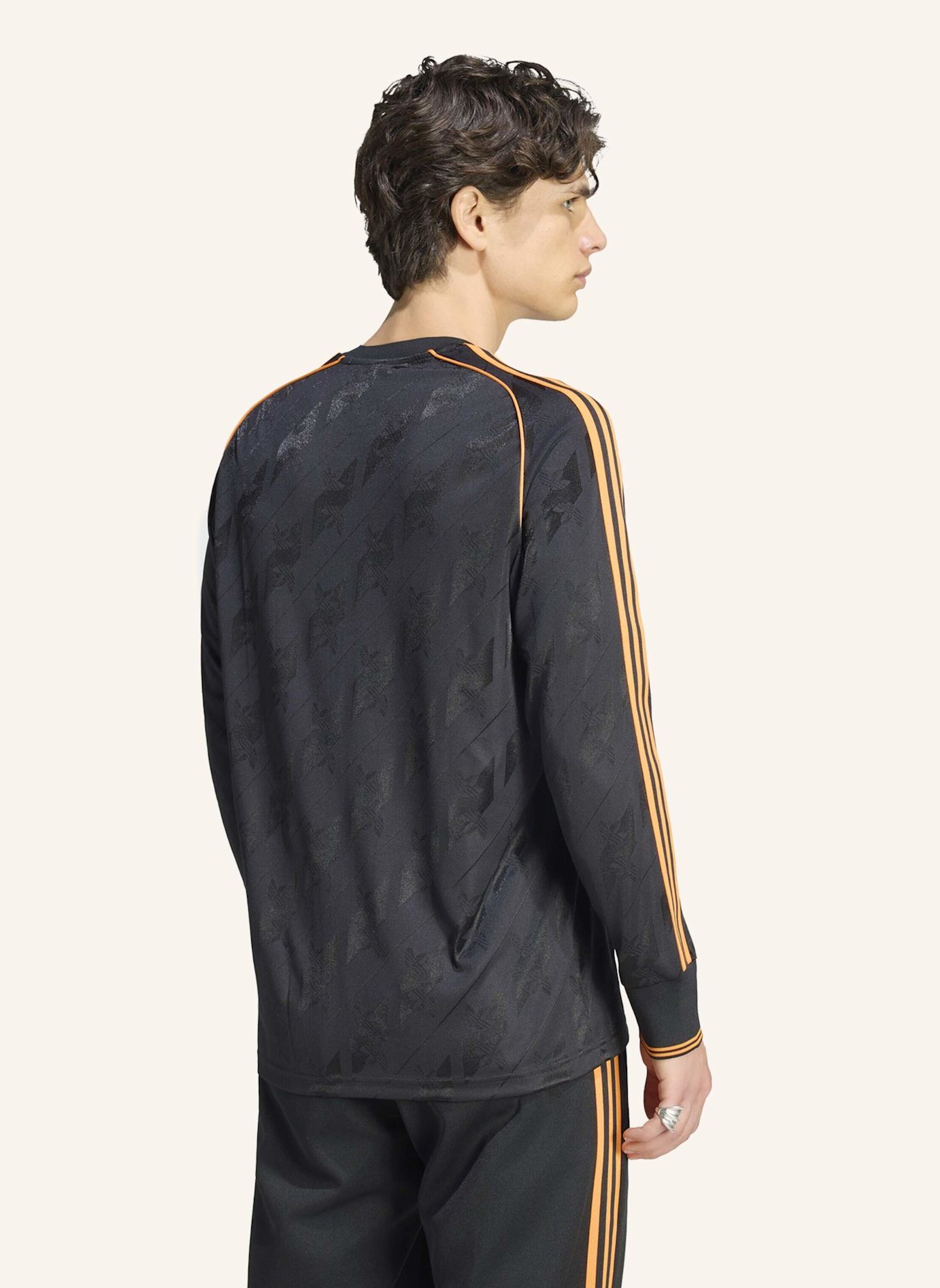 adidas AJAX AMSTERDAM ORIGINALS TRIKOT, LANGÄRMELIG: SCHWARZ