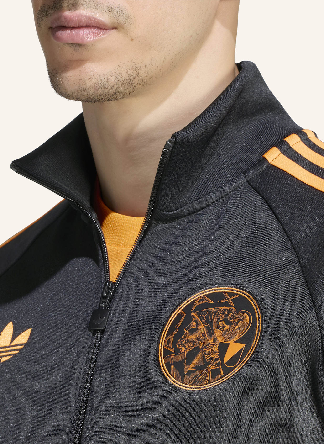 adidas AJAX AMSTERDAM ORIGINALS JACKE: SCHWARZ