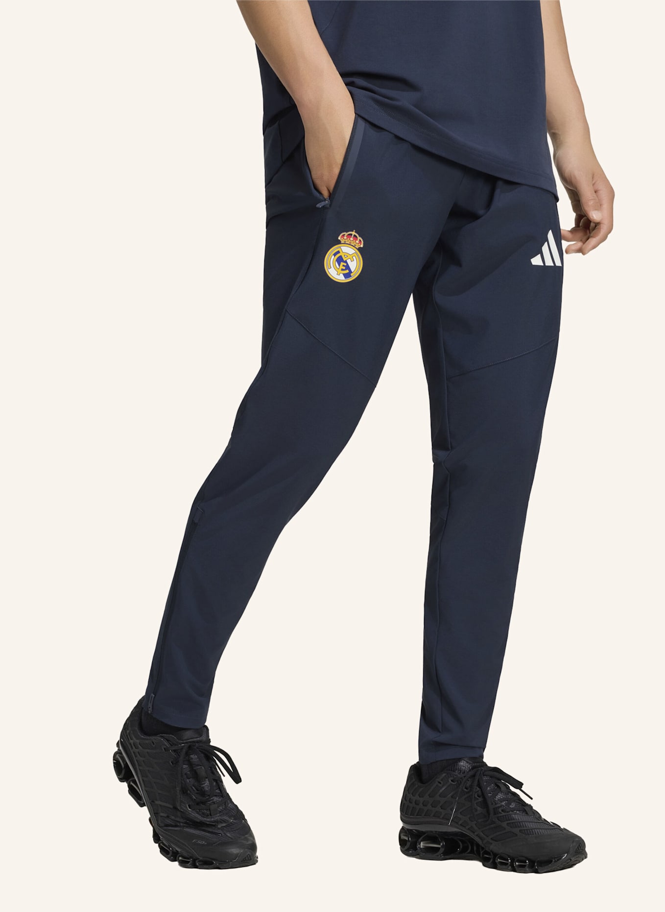 adidas REAL MADRID TIRO TRAVEL HOSE: BLAU