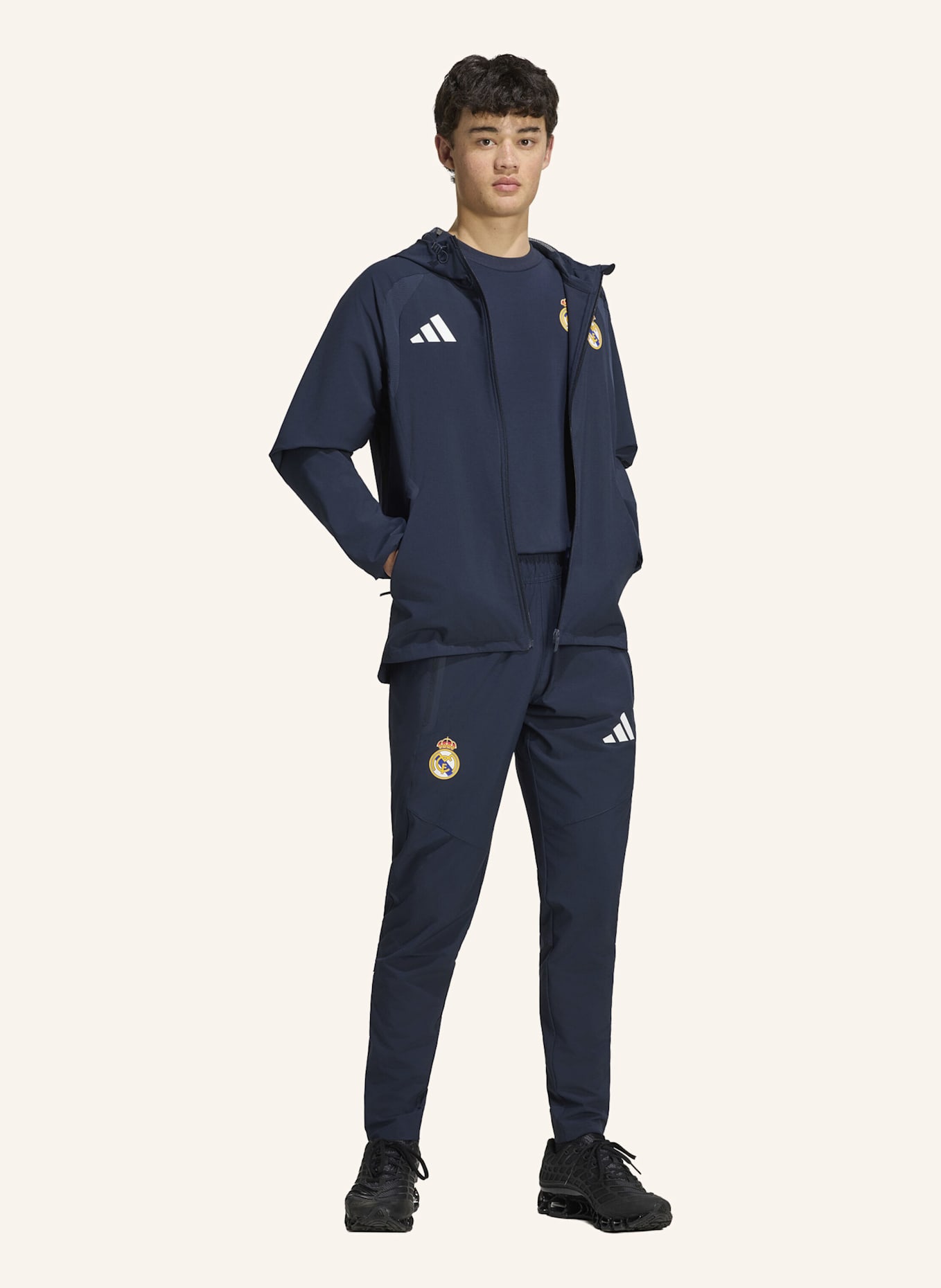adidas REAL MADRID TIRO TRAVEL HOSE: BLAU