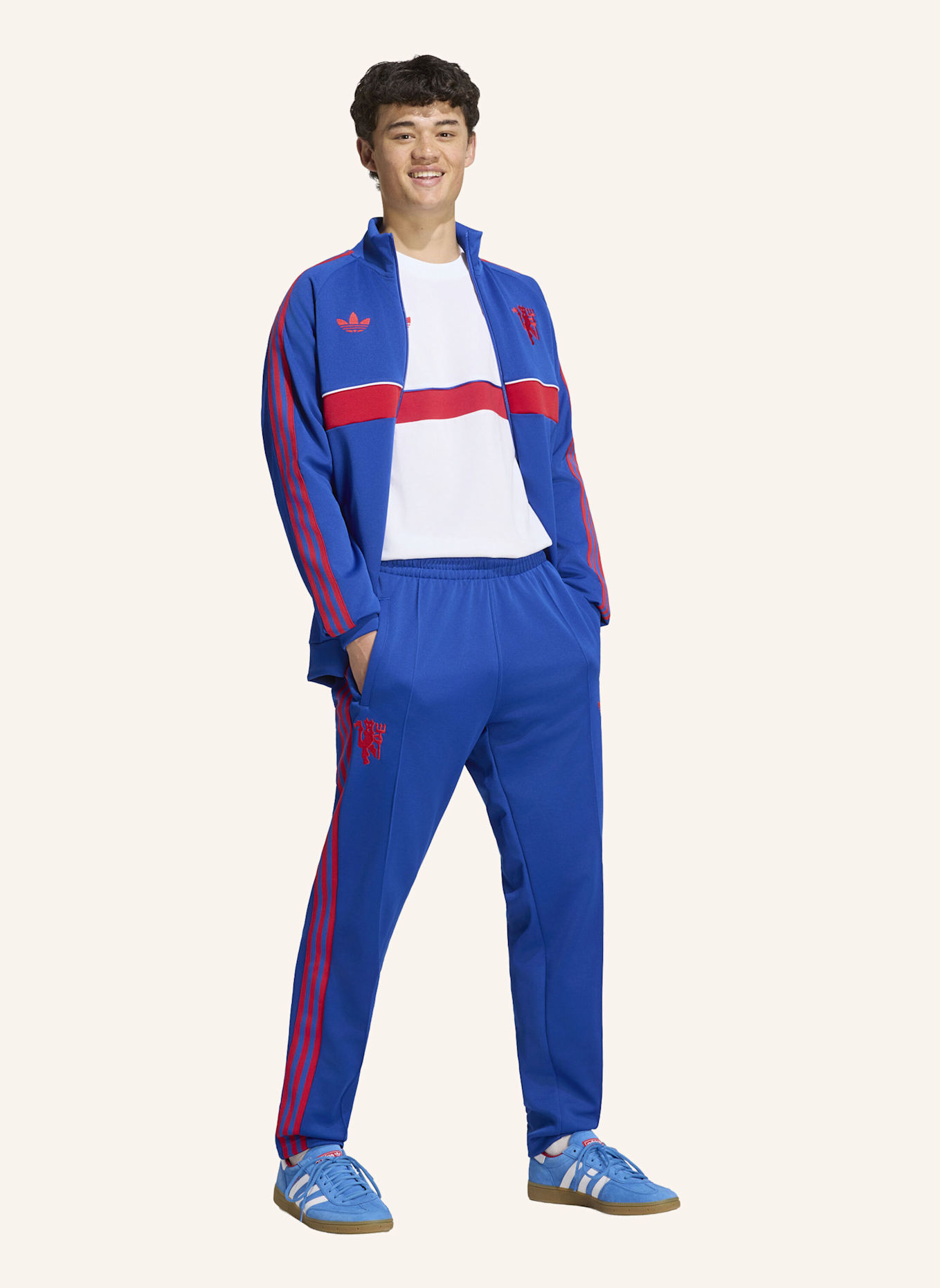 adidas MANCHESTER UNITED ORIGINALS TRAININGSHOSE: BLAU