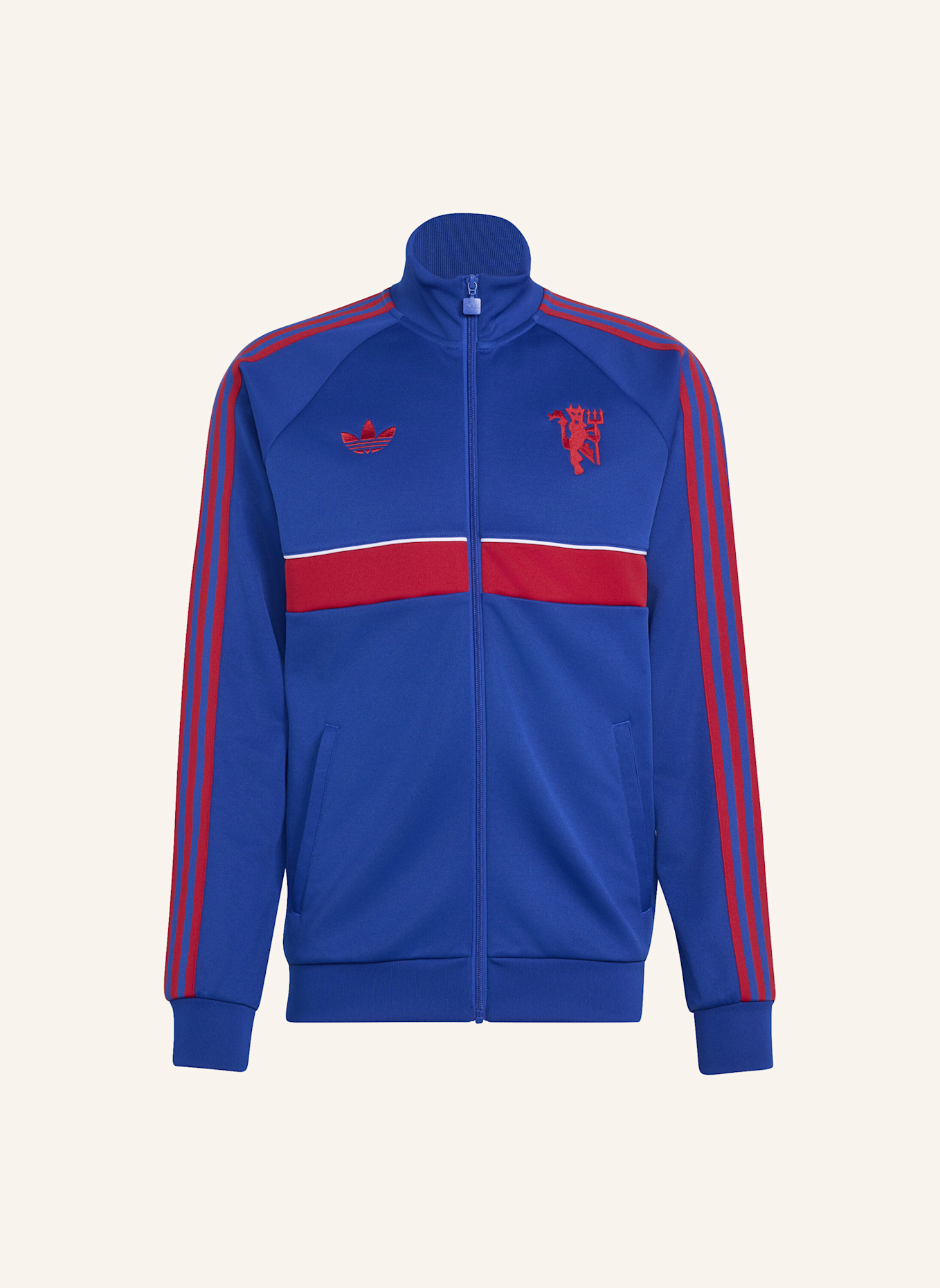adidas MANCHESTER UNITED ORIGINALS JACKE: BLAU