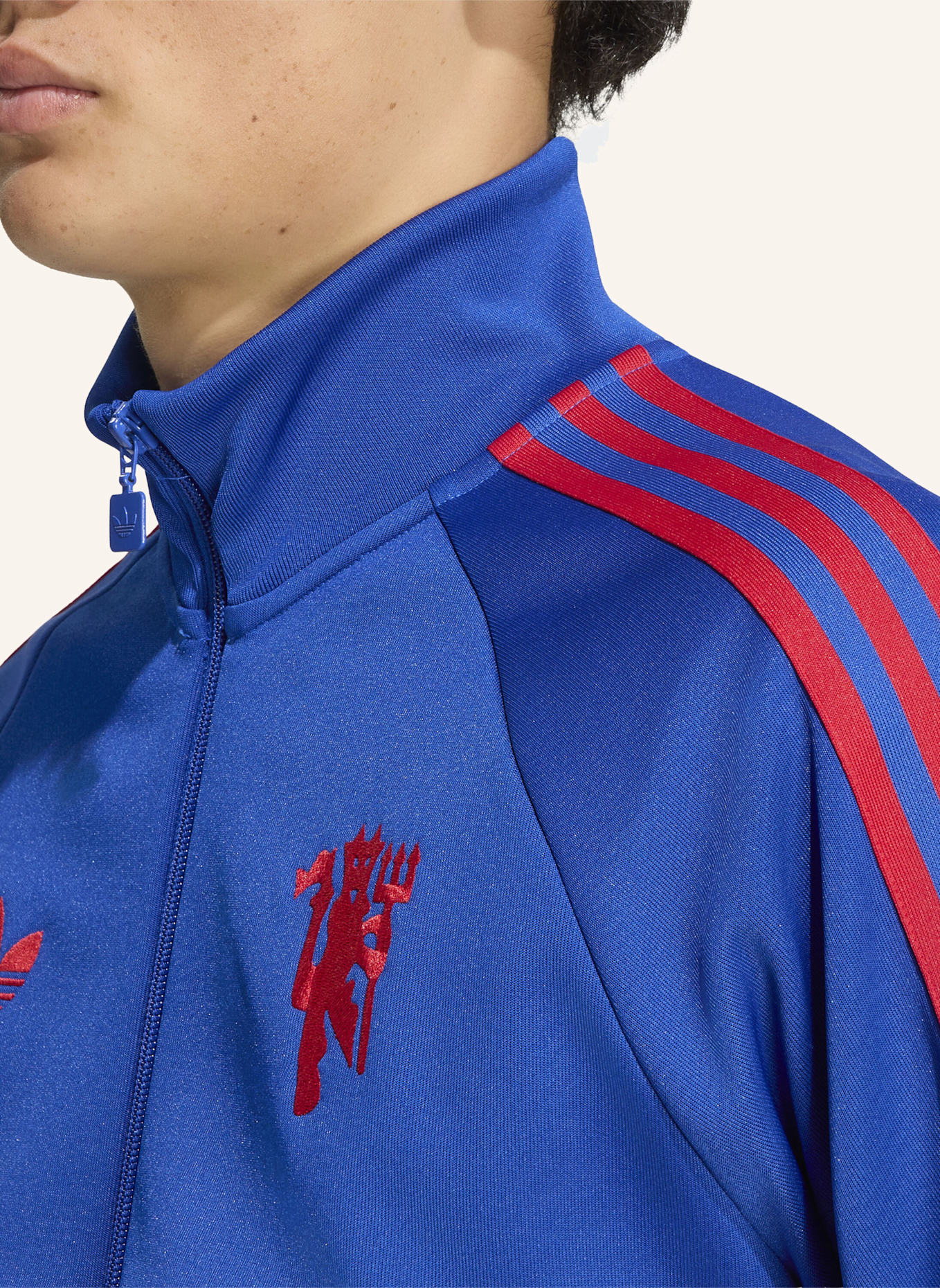 adidas MANCHESTER UNITED ORIGINALS JACKE: BLAU