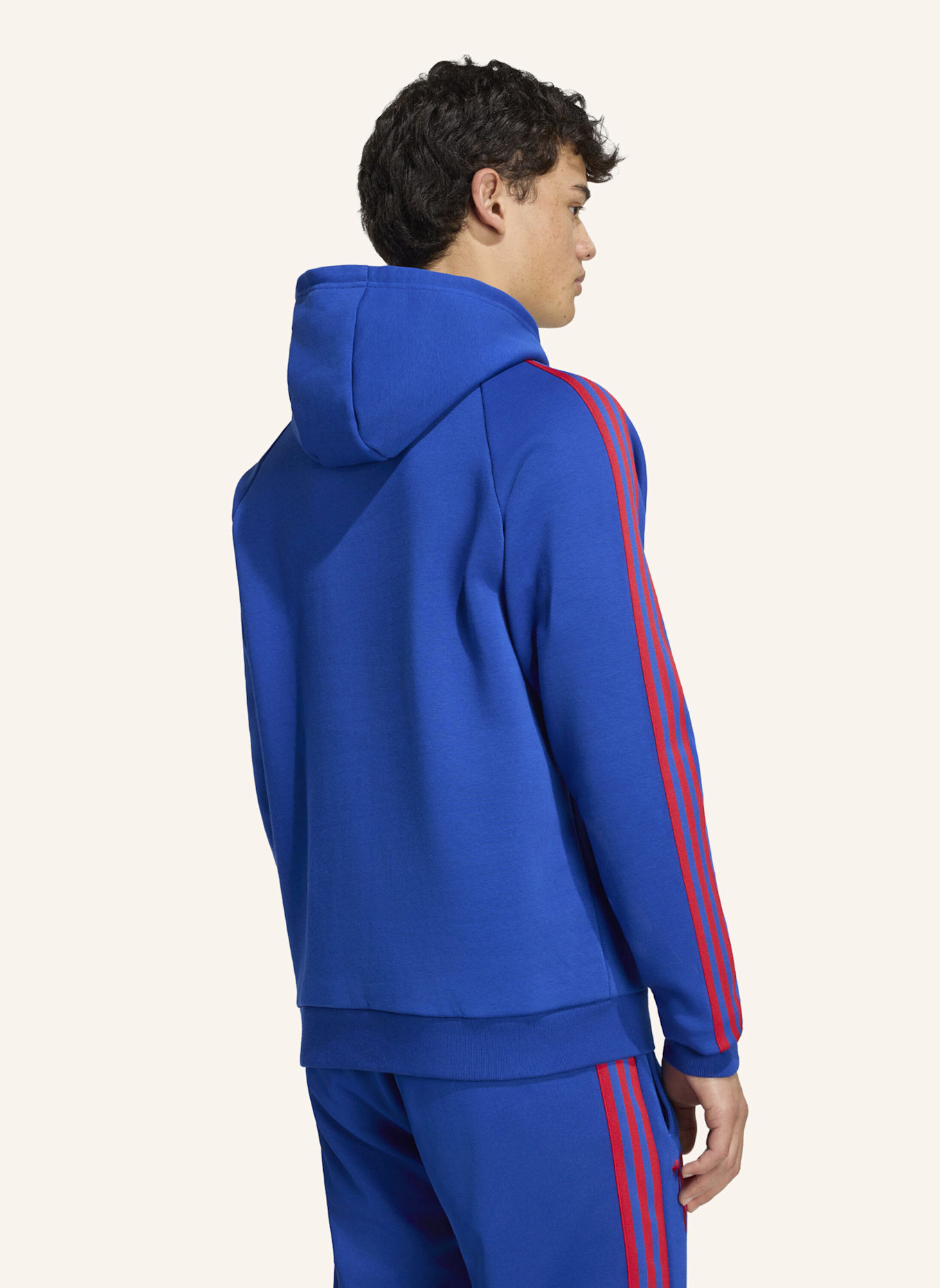 adidas MANCHESTER UNITED ORIGINALS HOODIE: BLAU