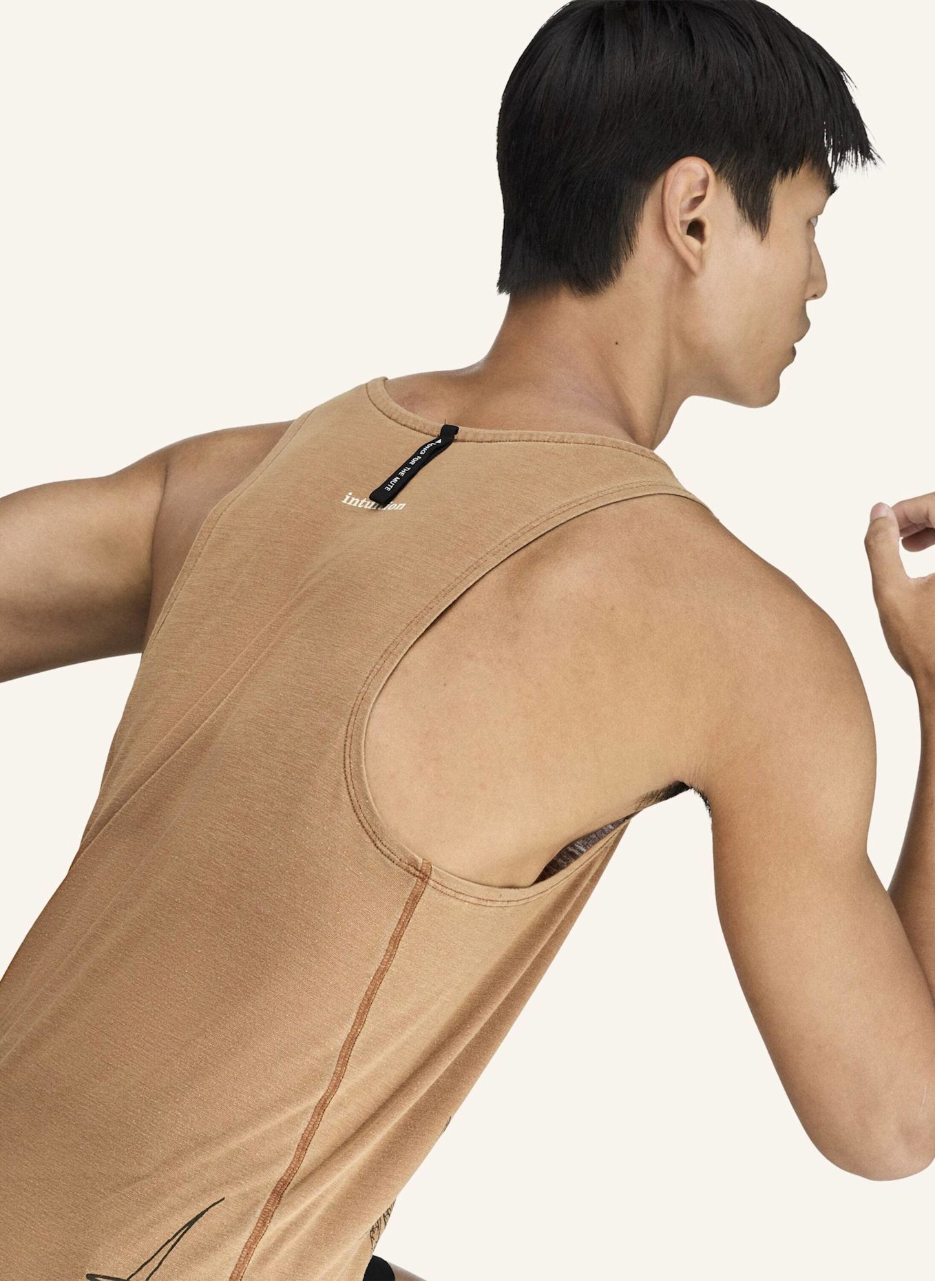 adidas ADIDAS RUNNING X SONG FOR THE MUTE TANKTOP: BRAUN