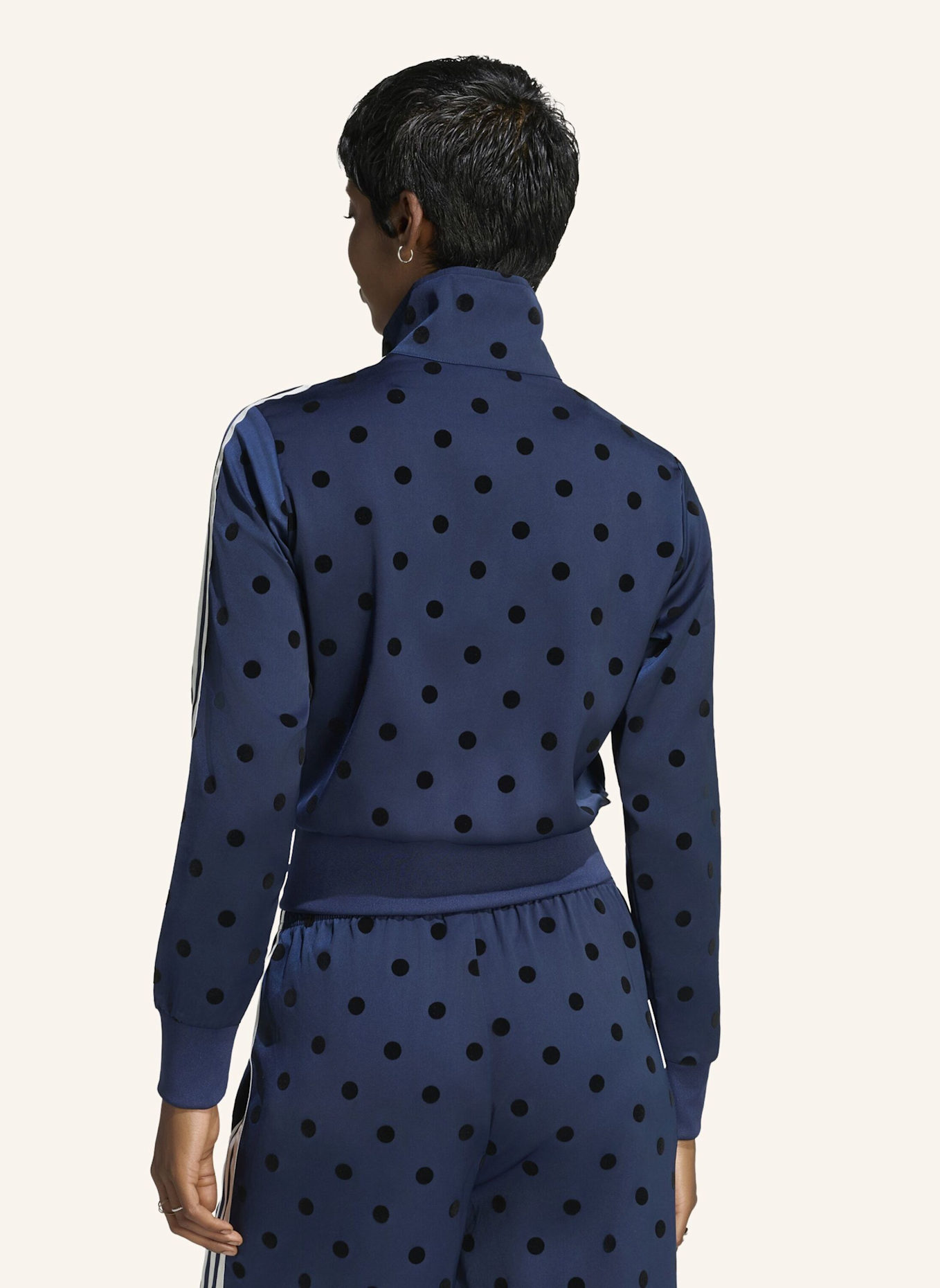 adidas Originals Satinjacke SATIN POLKA DOTS: BLAU
