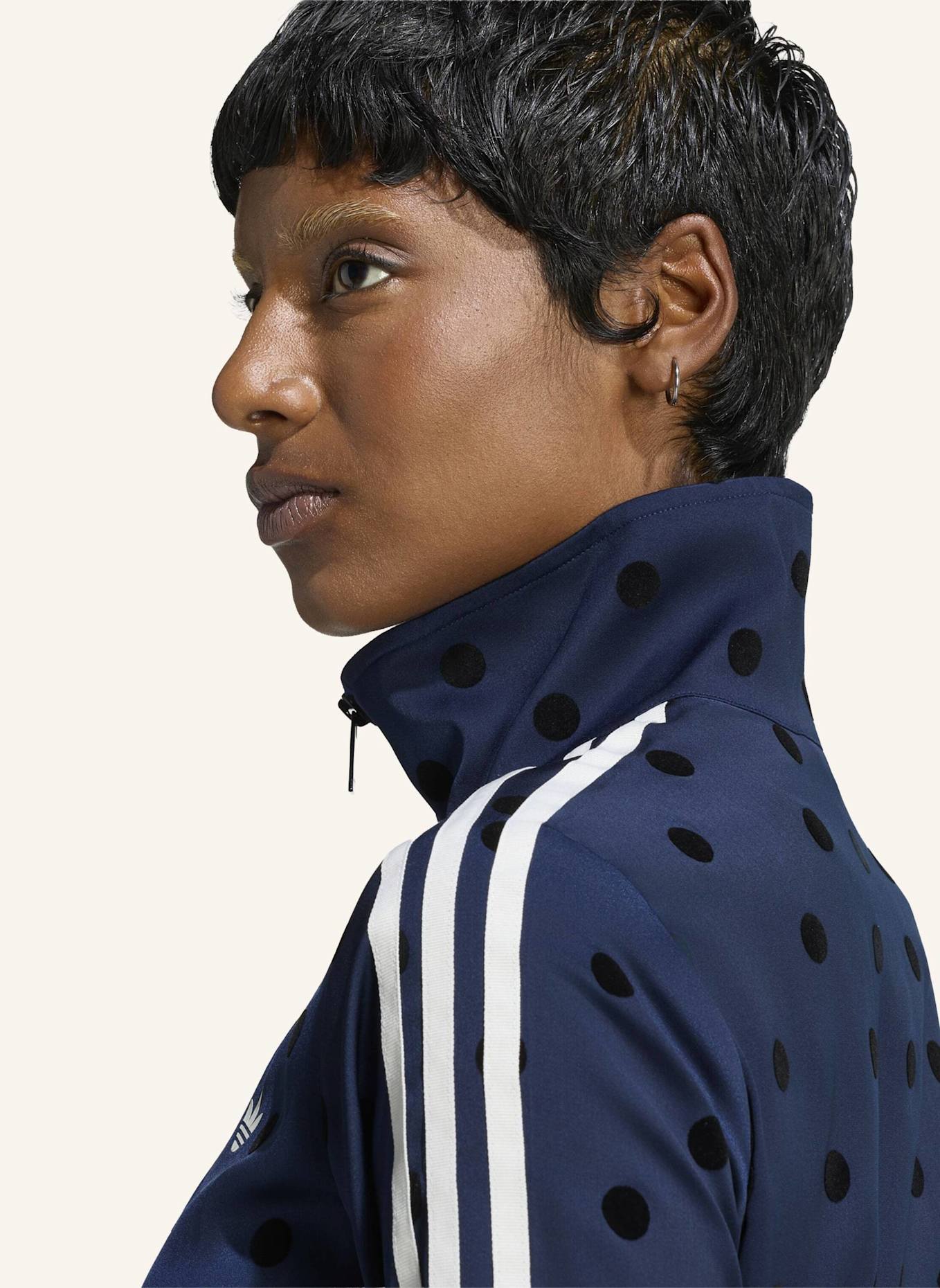 adidas Originals Satinjacke SATIN POLKA DOTS: BLAU