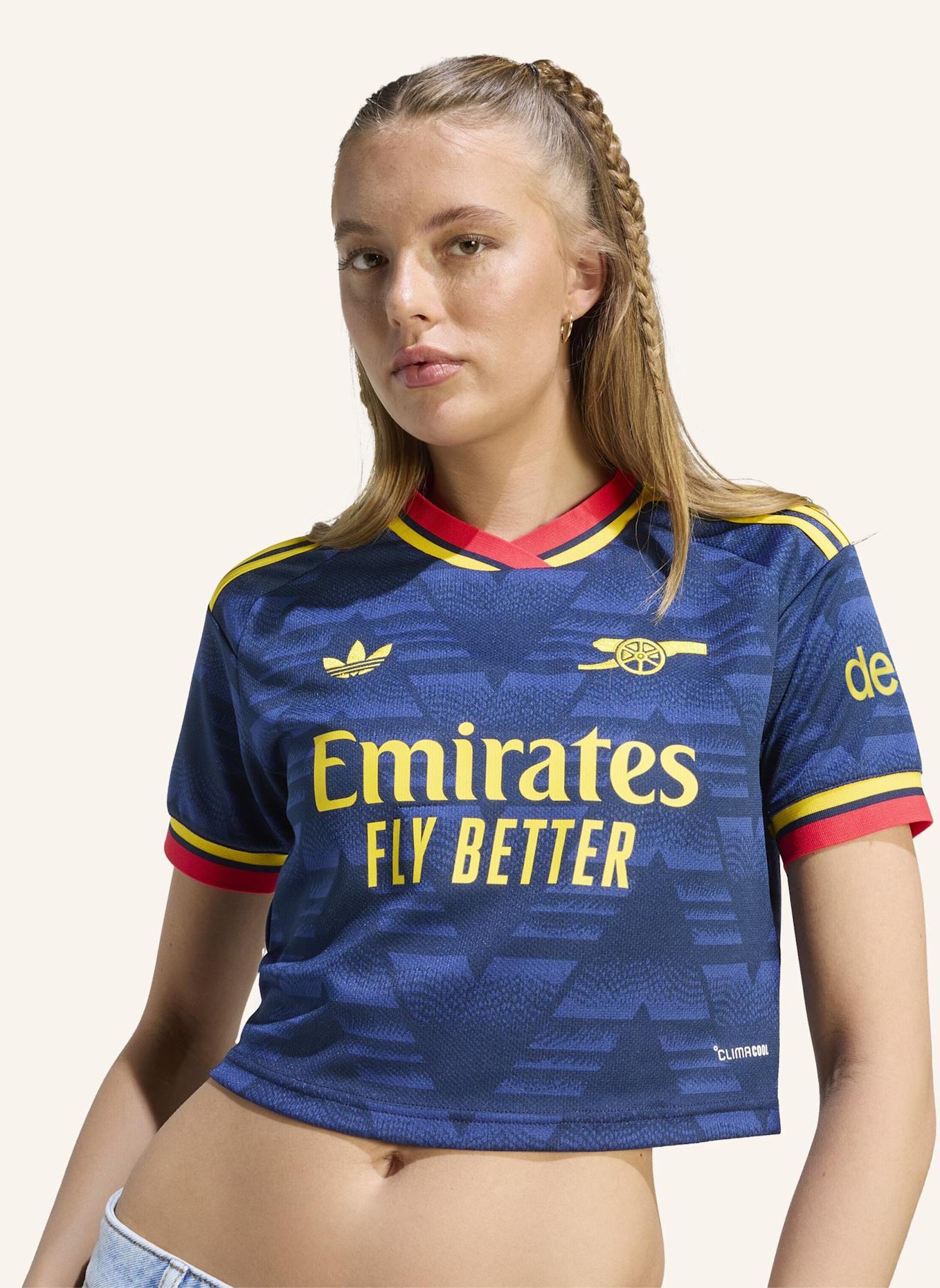 adidas ARSENAL FC 26/27 AUSWÄRTSTRIKOT, KÜRZER GESCHNITTEN: BLAU