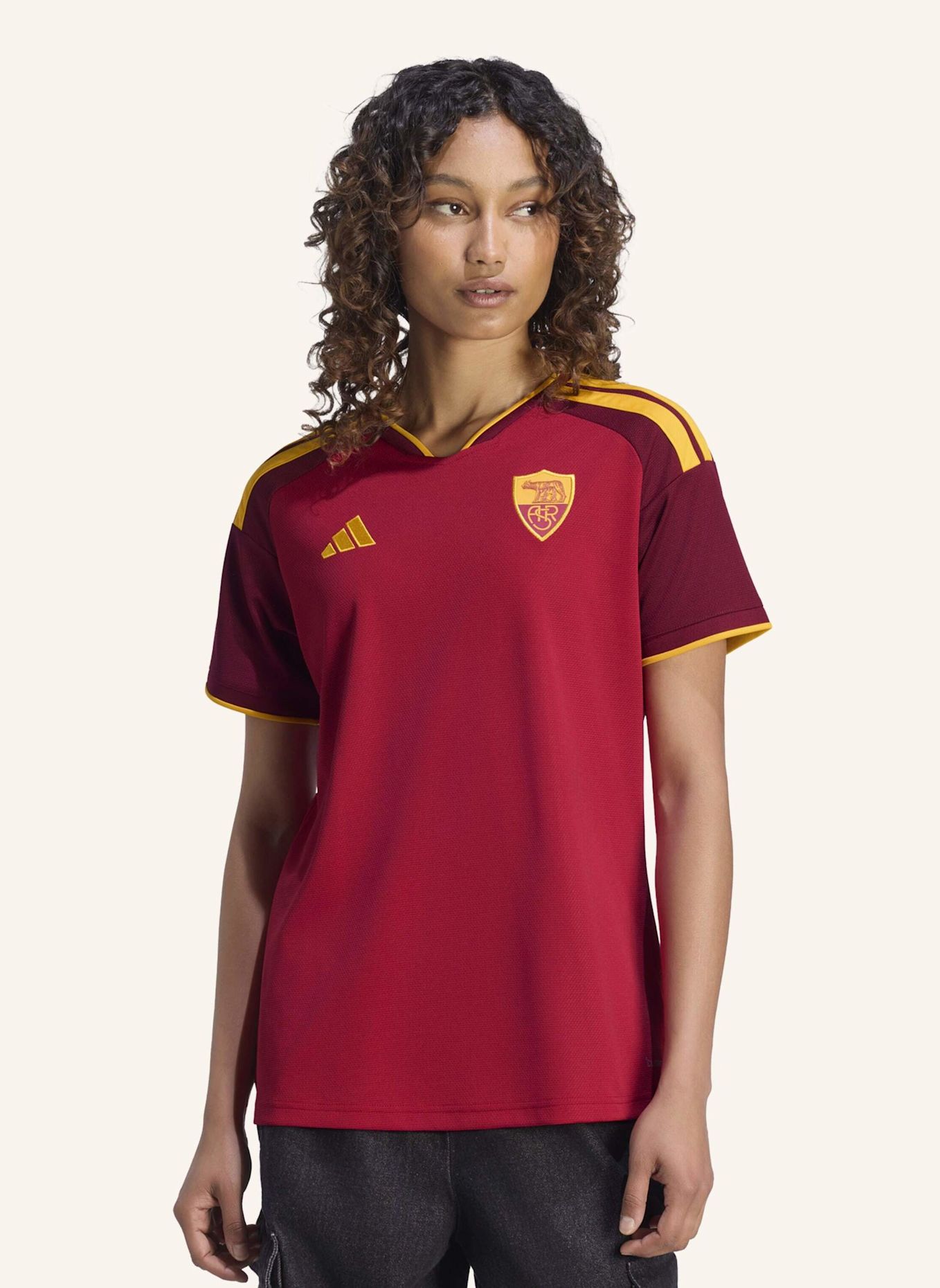 adidas AS ROM 26/27 HEIMTRIKOT: ROT