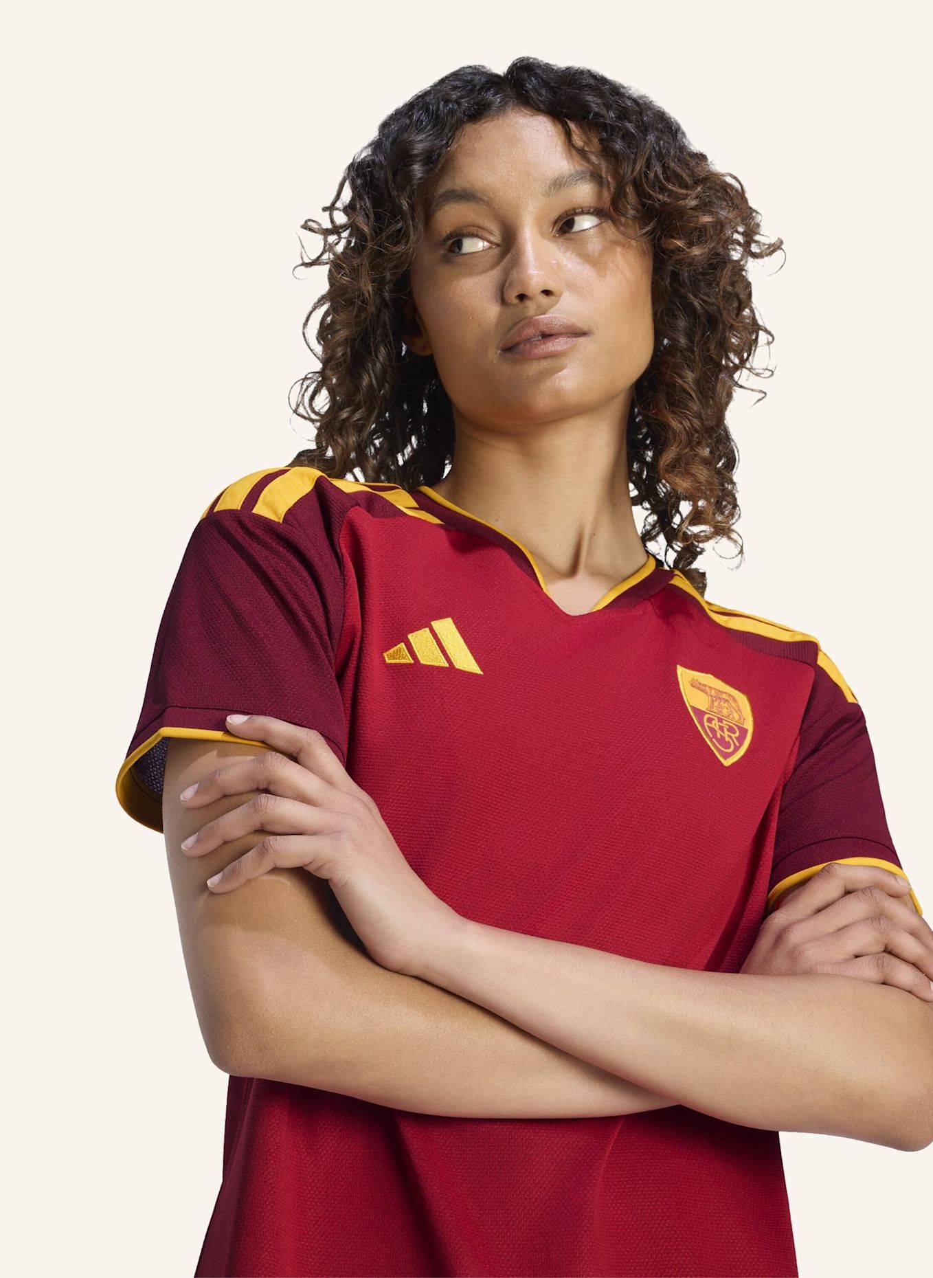 adidas AS ROM 26/27 HEIMTRIKOT: ROT