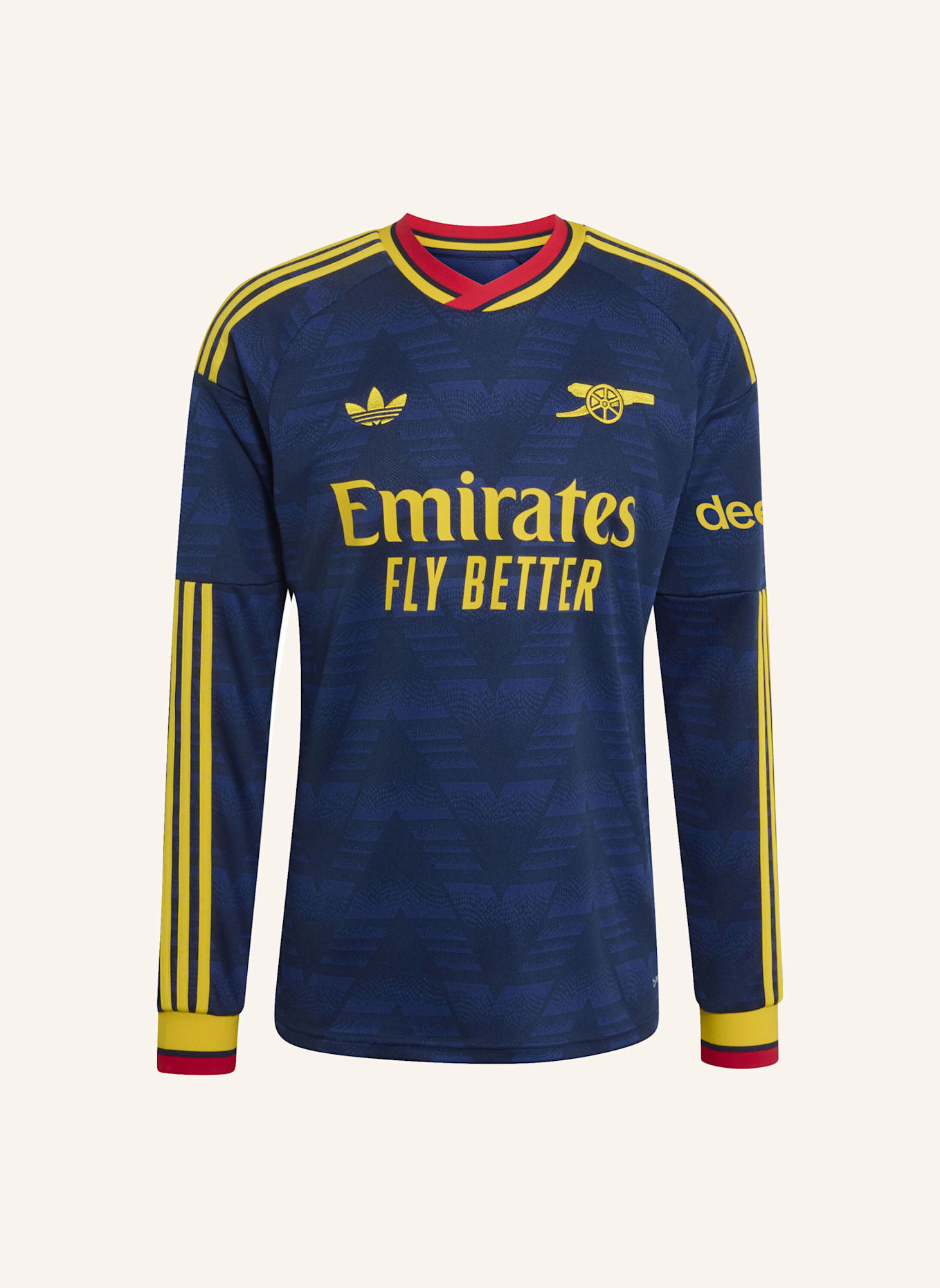 adidas ARSENAL FC 26/27 AUSWÄRTSTRIKOT, LANGÄRMELIG: BLAU