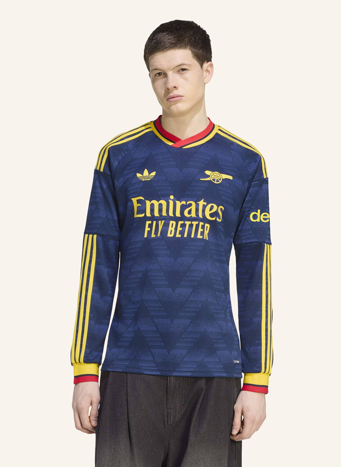 adidas ARSENAL FC 26/27 AUSWÄRTSTRIKOT, LANGÄRMELIG: BLAU