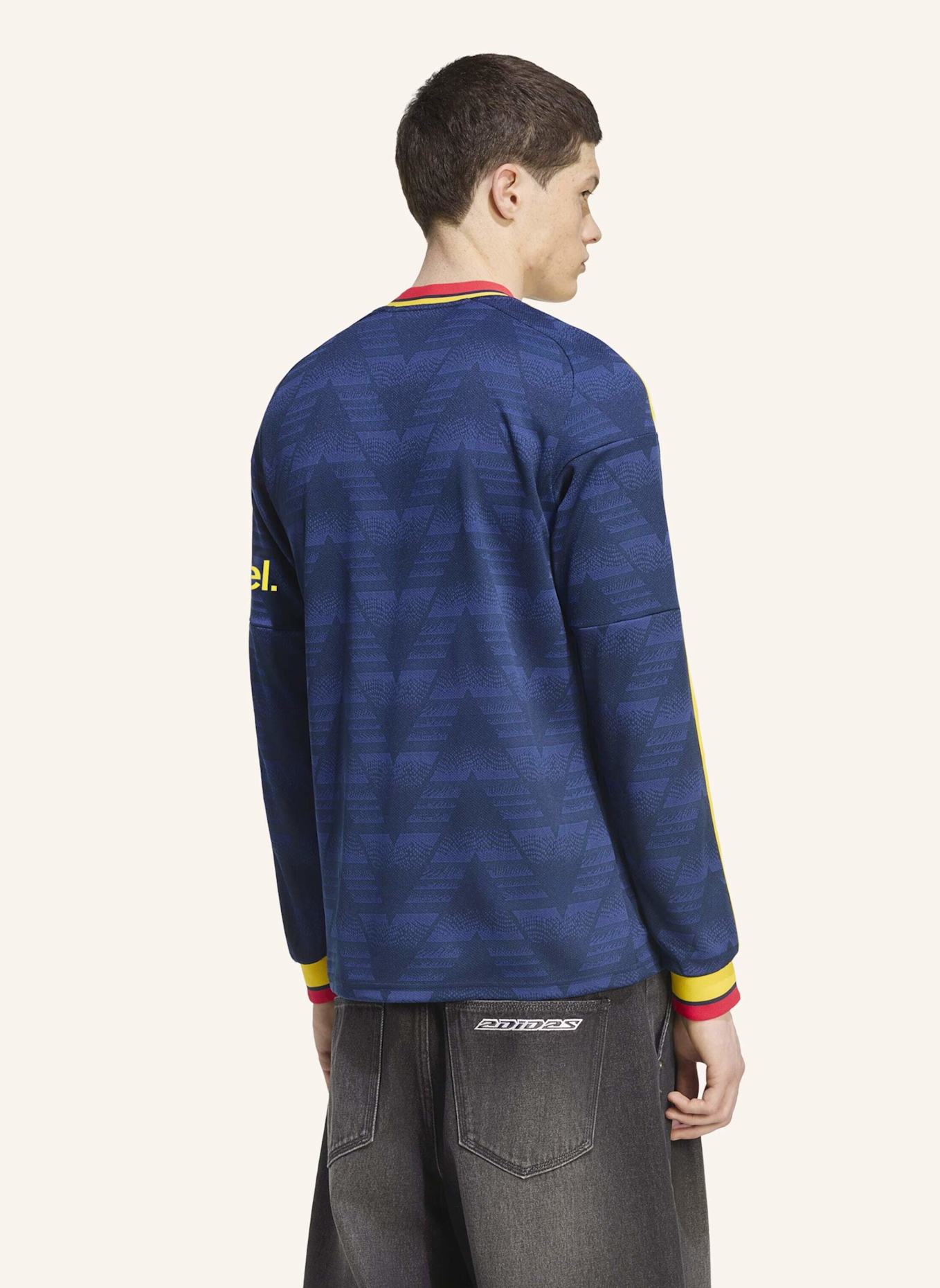 adidas ARSENAL FC 26/27 AUSWÄRTSTRIKOT, LANGÄRMELIG: BLAU