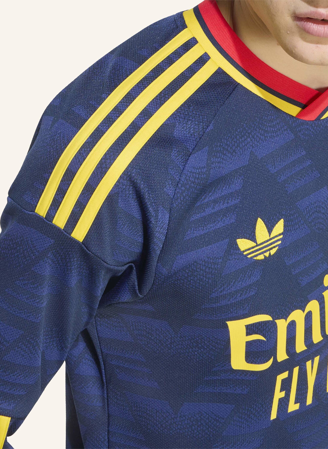 adidas ARSENAL FC 26/27 AUSWÄRTSTRIKOT, LANGÄRMELIG: BLAU