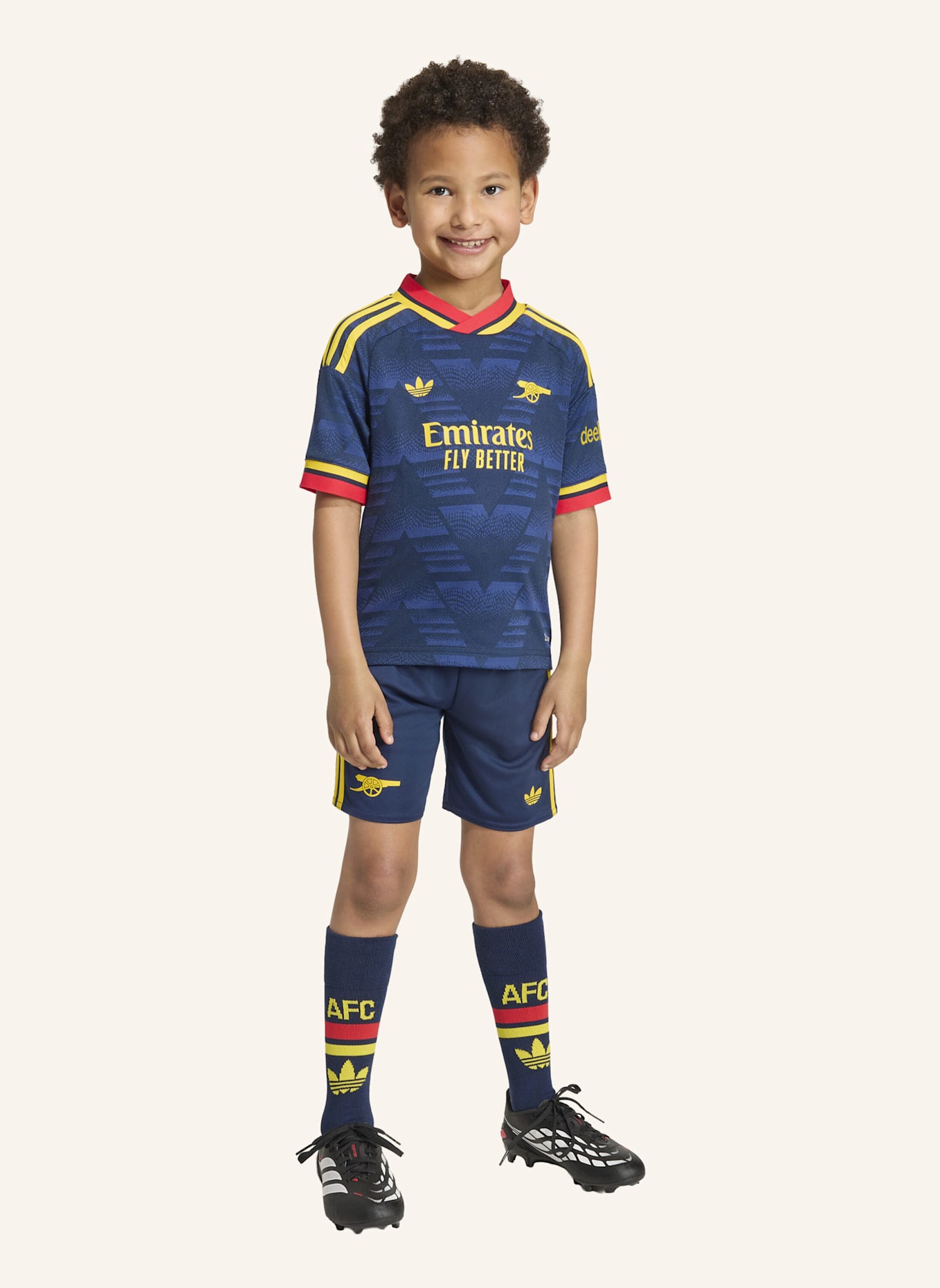 adidas FC ARSENAL 26/27 KIDS AUSWÄRTSAUSRÜSTUNG: BLAU