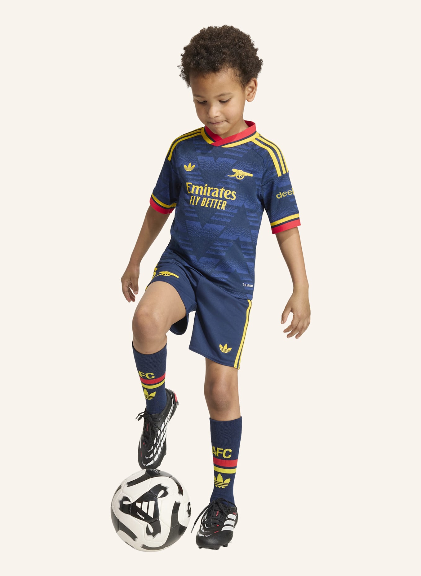 adidas FC ARSENAL 26/27 KIDS AUSWÄRTSAUSRÜSTUNG: BLAU