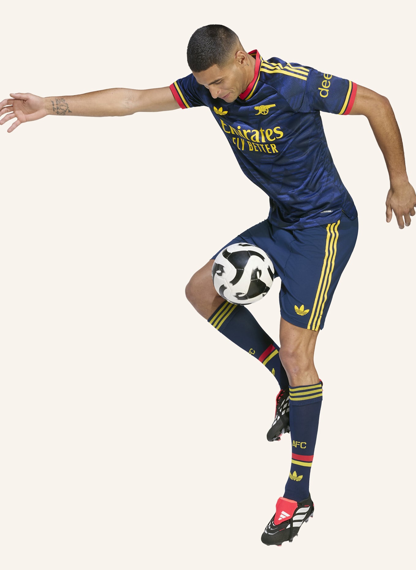 adidas ARSENAL FC 26/27 AUTHENTIC AUSWÄRTSTRIKOT: BLAU