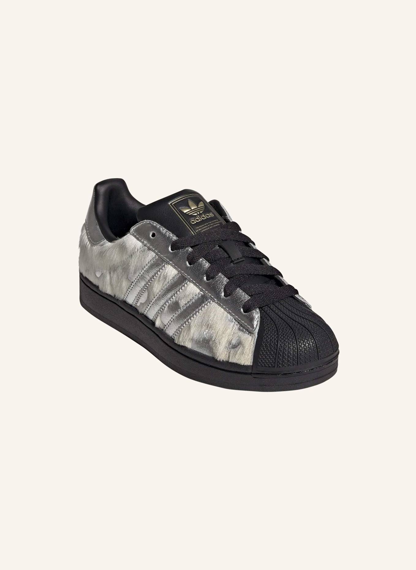 adidas Originals SUPERSTAR II SCHUH: WEISS/ SILBER/ SCHWARZ