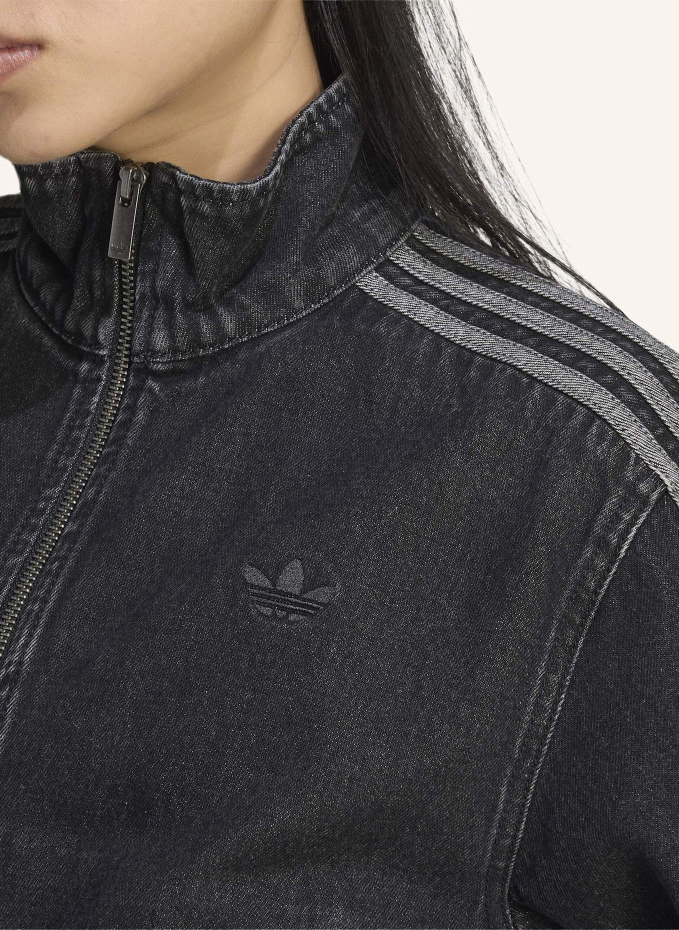 adidas Originals FIREBIRD DENIM EŞOFMAN ÜSTÜ: SCHWARZ