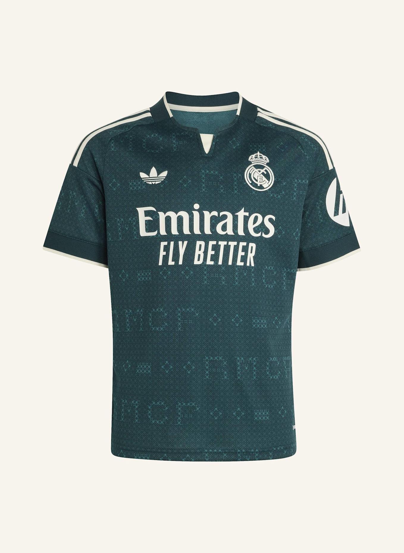 adidas REAL MADRID 26/27 KIDS AUSWÄRTSTRIKOT: GRÜN