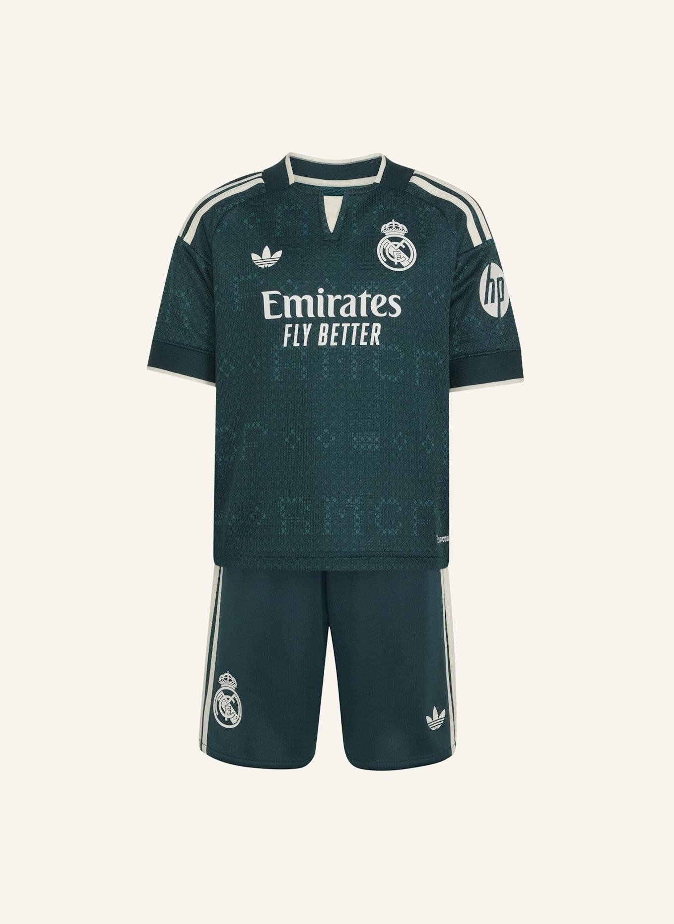 adidas REAL MADRID 26/27 MINI-AUSWÄRTSAUSRÜSTUNG: GRÜN