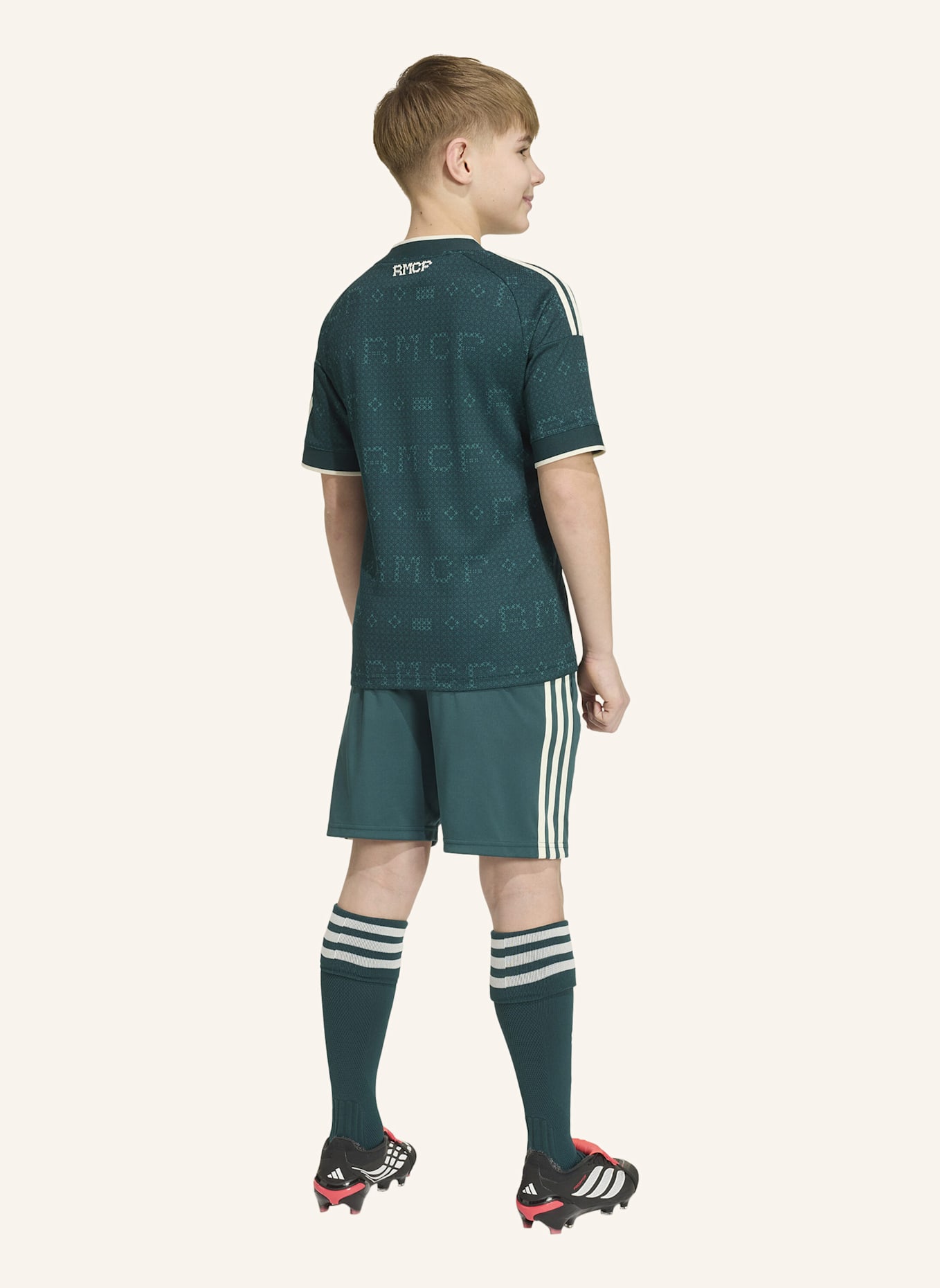 adidas REAL MADRID 26/27 KIDS AUSWÄRTSAUSRÜSTUNG: GRÜN