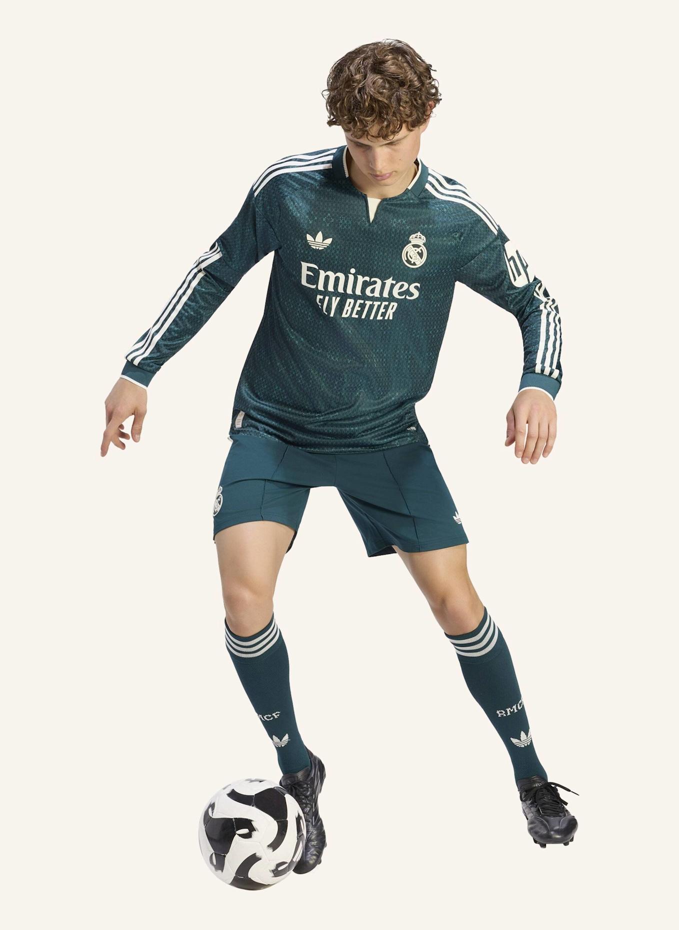 adidas REAL MADRID 26/27 AUTHENTIC AUSWÄRTSTRIKOT, LANGÄRMELIG: GRÜN