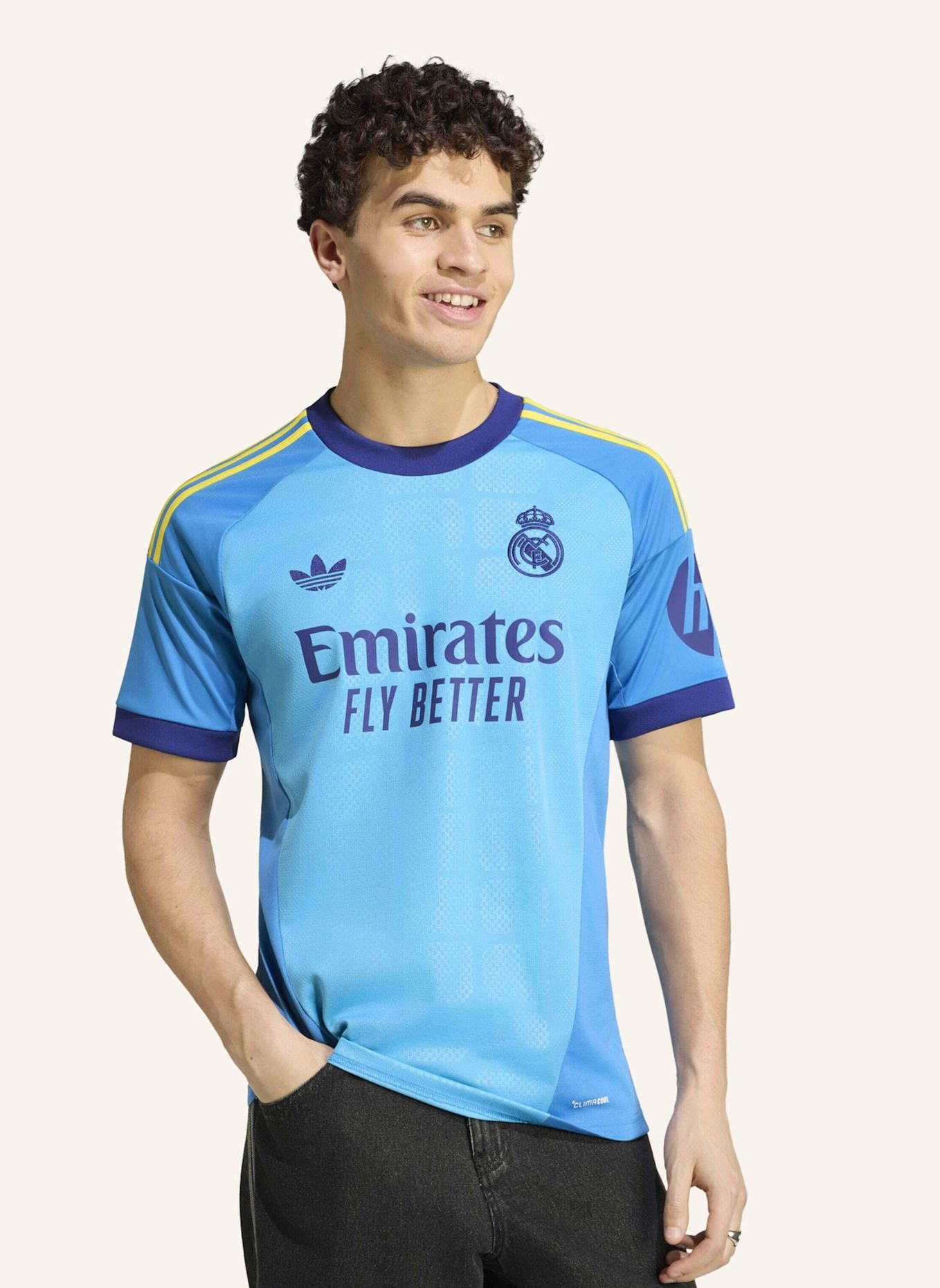 adidas REAL MADRID 26/27 TORWART-AUSWEICHTRIKOT: BLAU