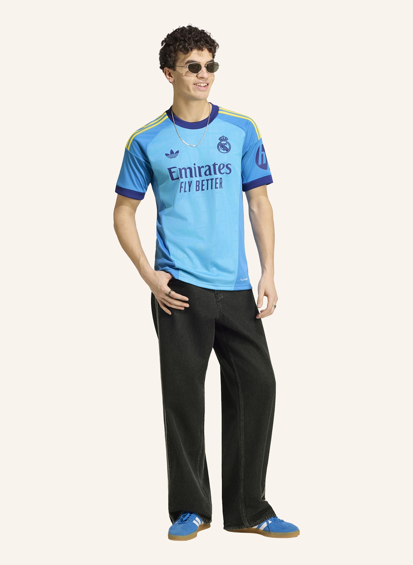 adidas REAL MADRID 26/27 TORWART-AUSWEICHTRIKOT: BLAU