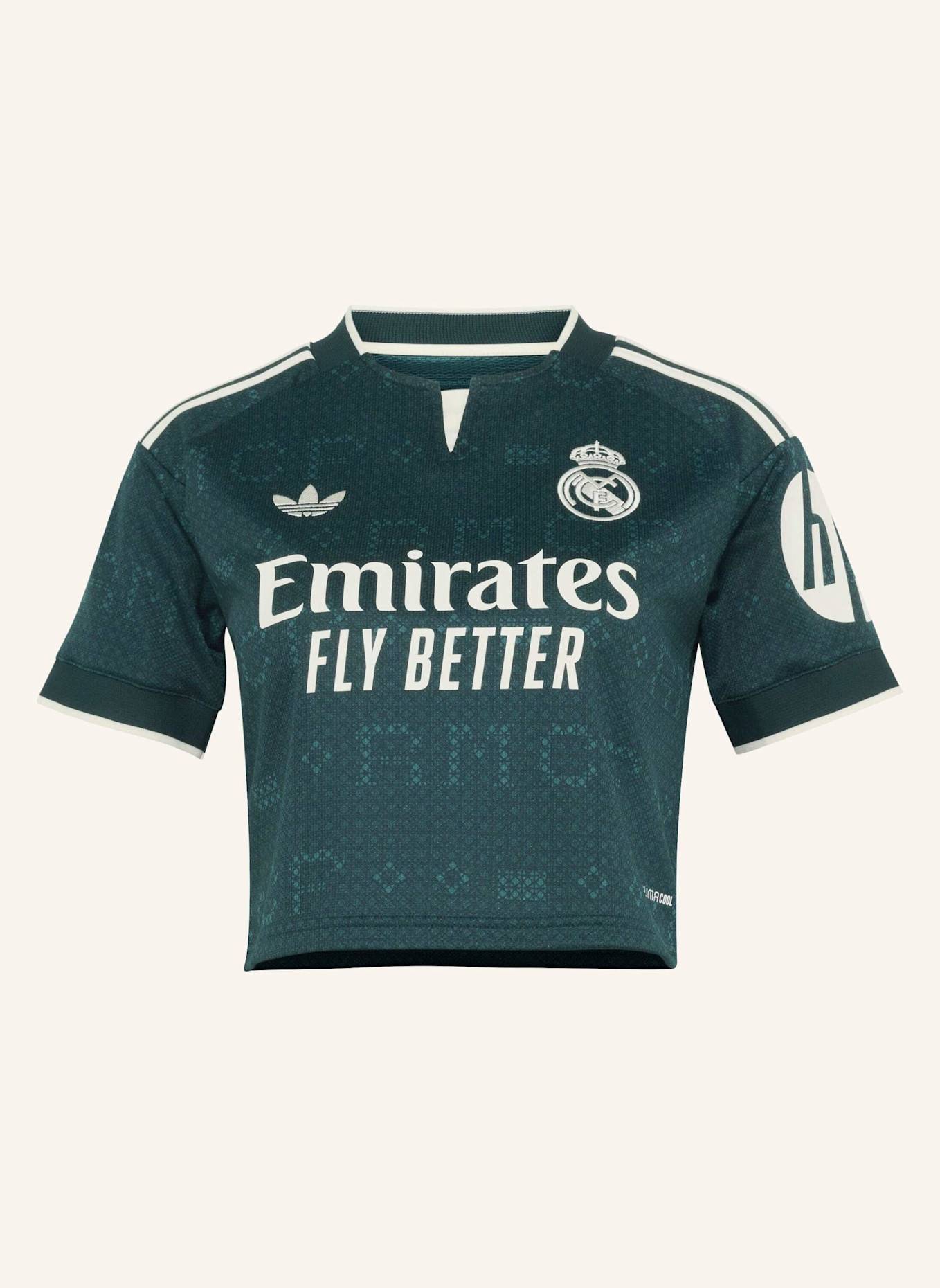 adidas REAL MADRID 26/27 AUSWÄRTSTRIKOT, KÜRZER GESCHNITTEN: GRÜN