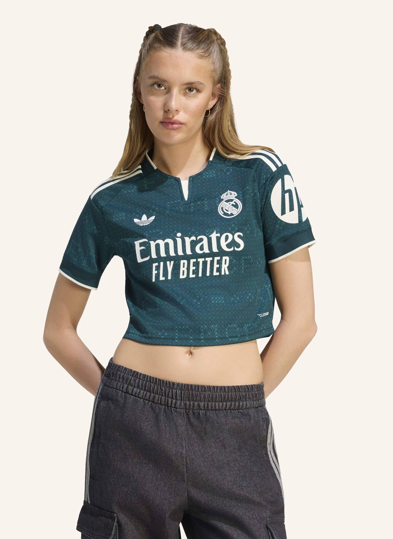 adidas REAL MADRID 26/27 AUSWÄRTSTRIKOT, KÜRZER GESCHNITTEN: GRÜN