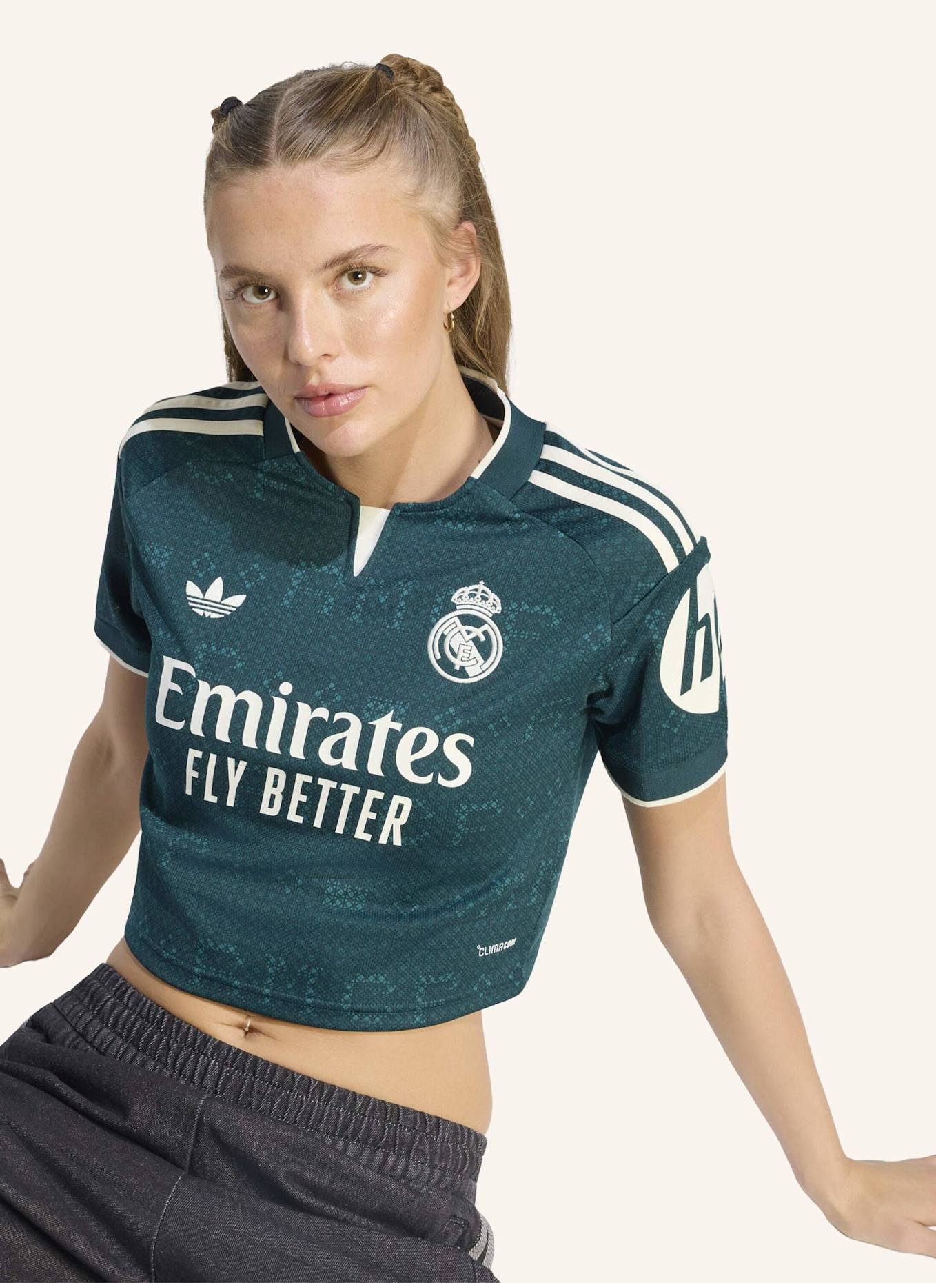 adidas REAL MADRID 26/27 AUSWÄRTSTRIKOT, KÜRZER GESCHNITTEN: GRÜN