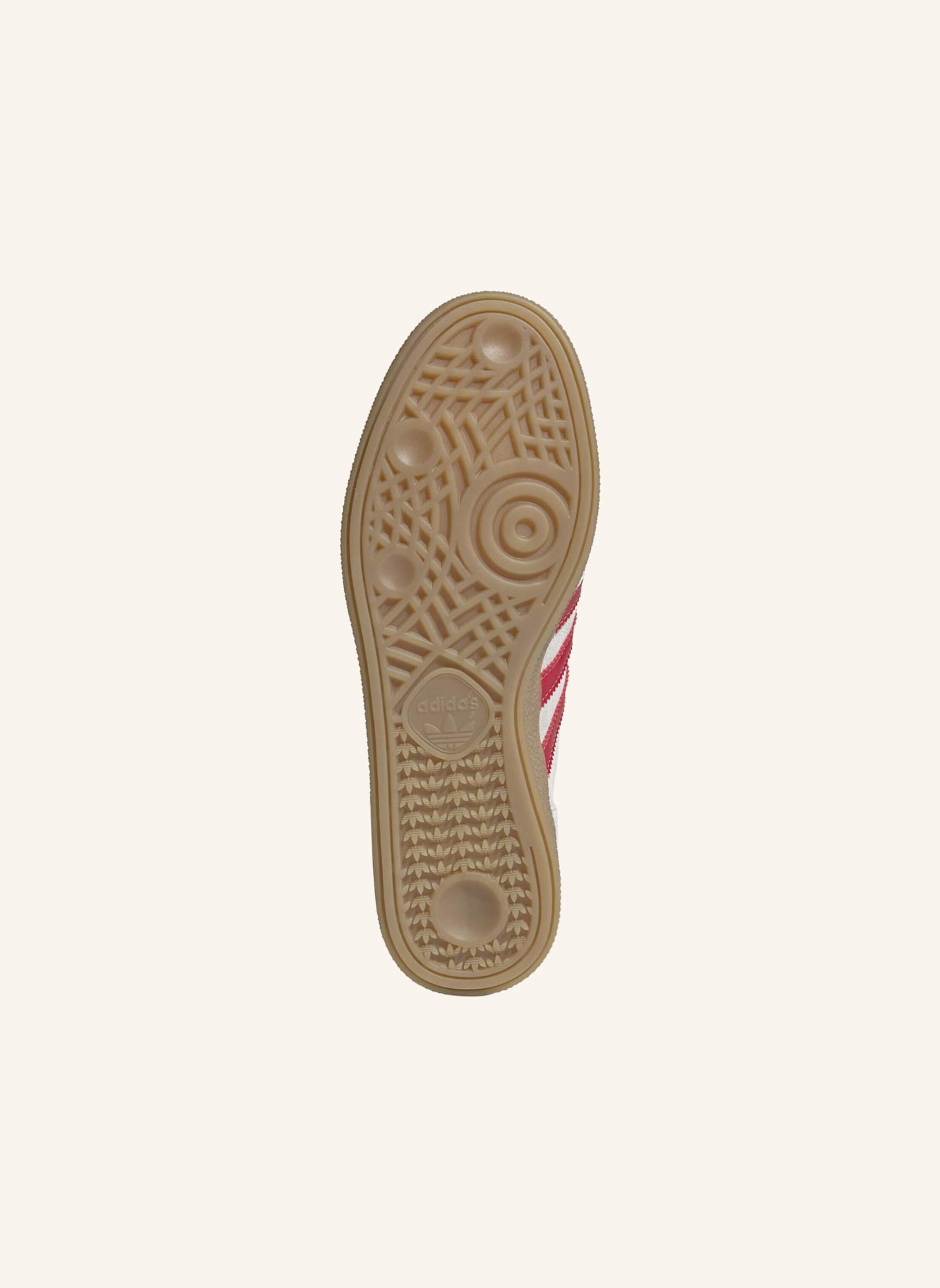 adidas Originals MANCHESTER UNITED HANDBALL SPEZIAL SCHUH: GRAU/ ROT/ WEISS