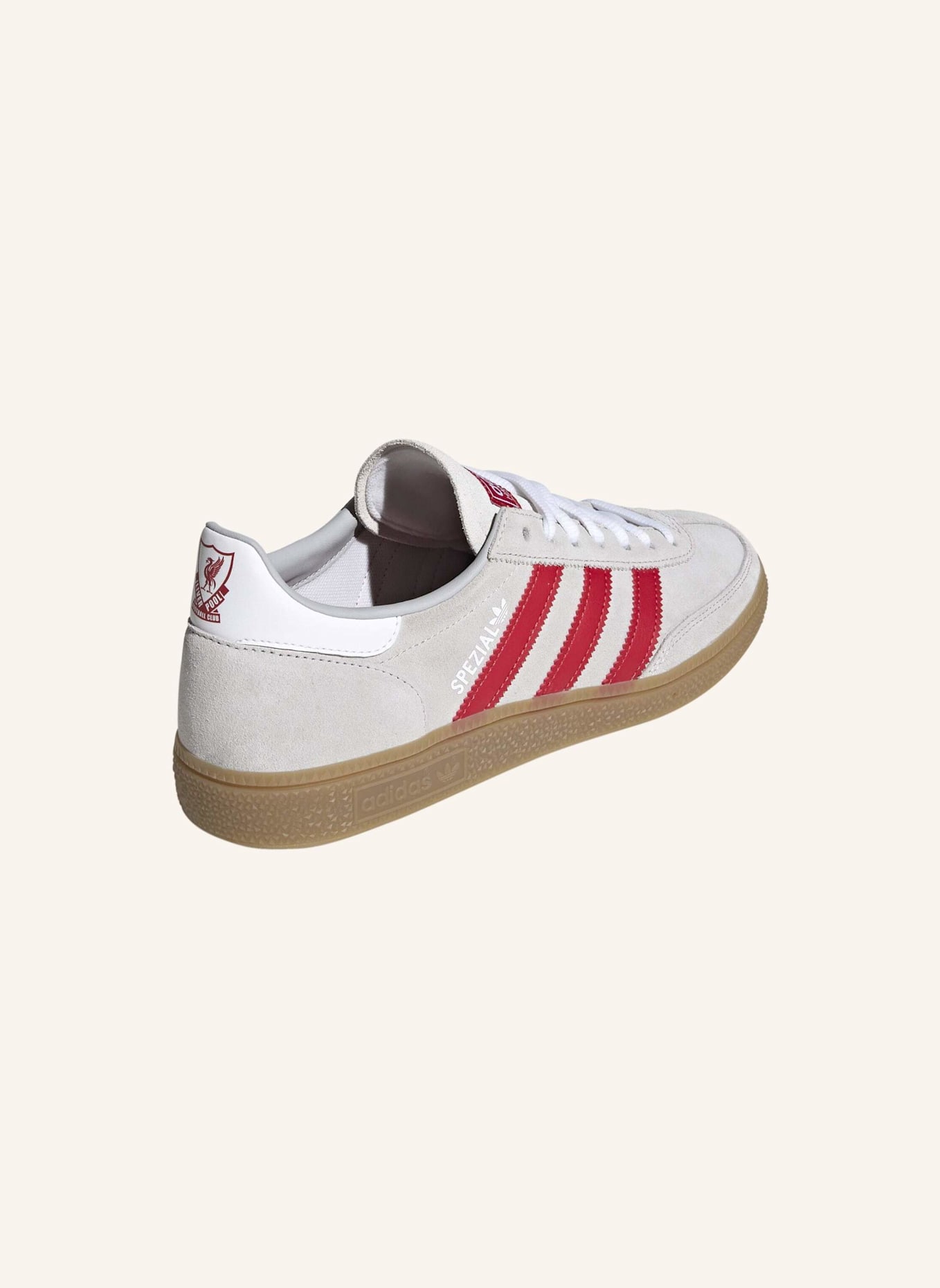 adidas Originals MANCHESTER UNITED HANDBALL SPEZIAL SCHUH: GRAU/ ROT/ WEISS