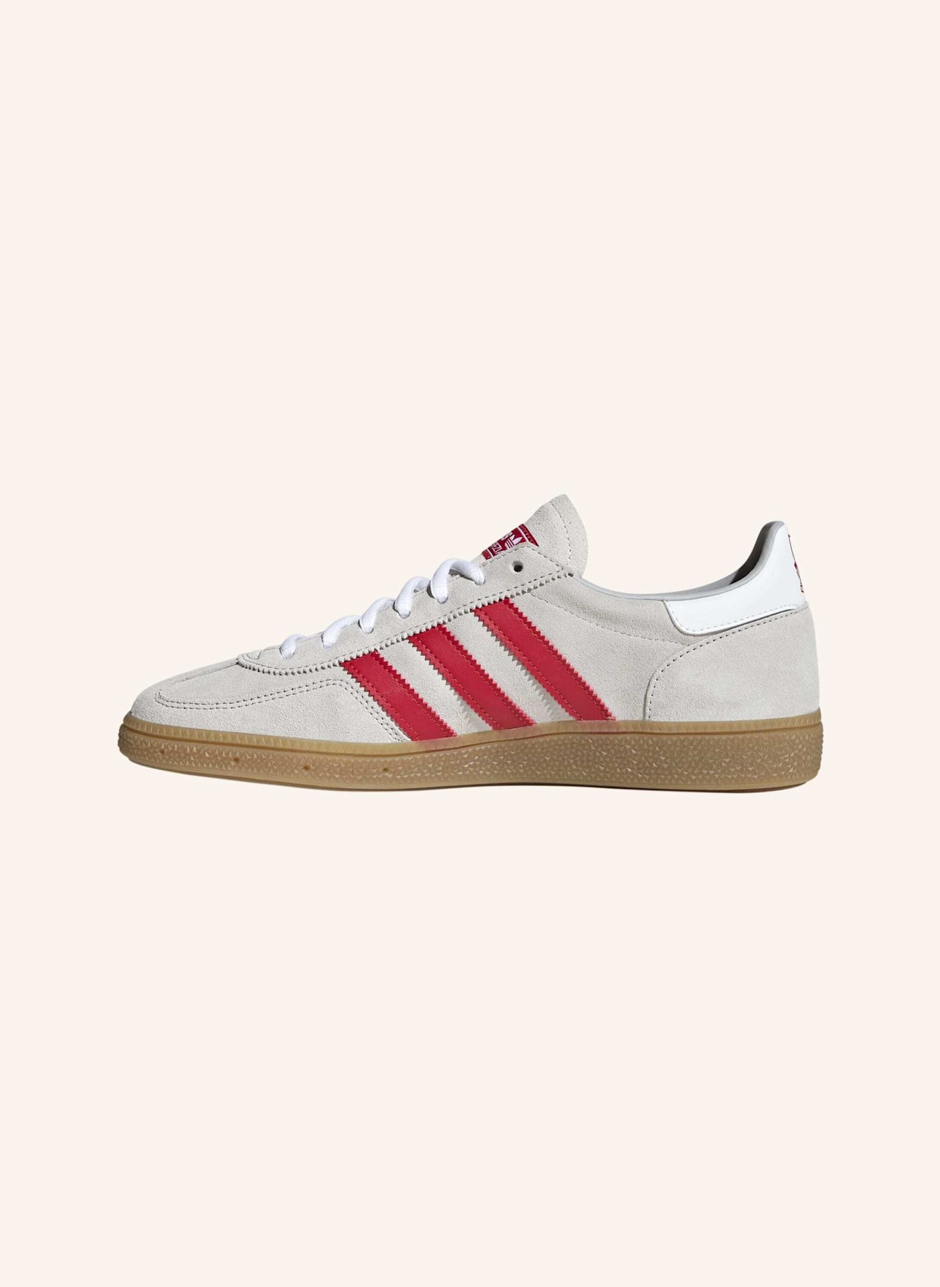 adidas Originals MANCHESTER UNITED HANDBALL SPEZIAL SCHUH: GRAU/ ROT/ WEISS