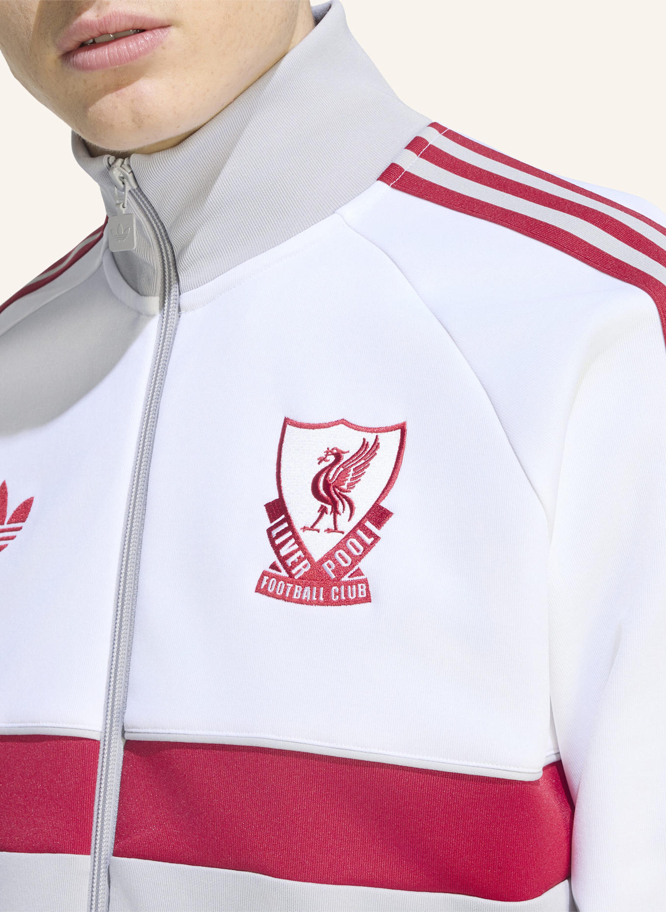 adidas FC LIVERPOOL ORIGINALS JACKE: WEISS