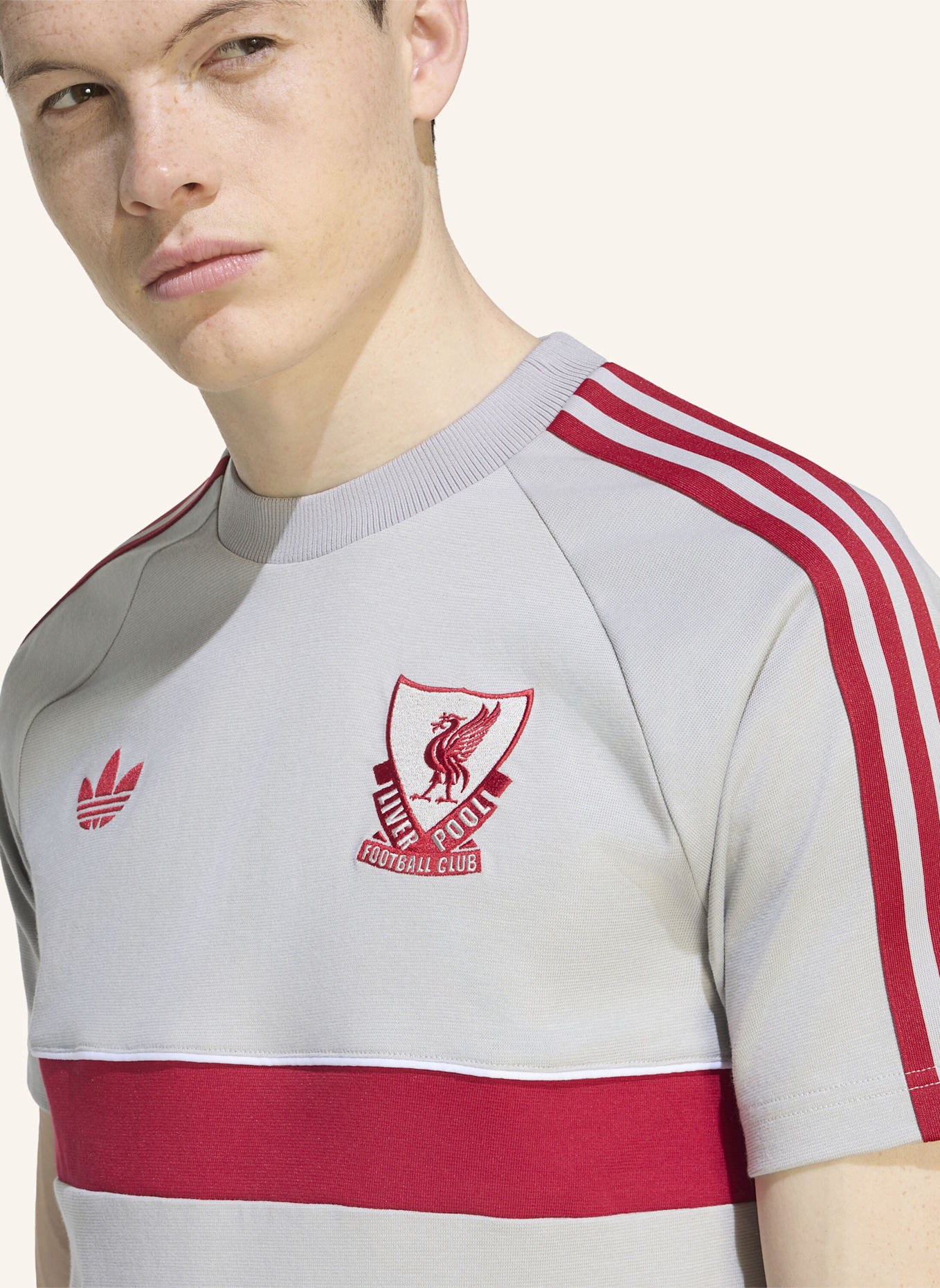 adidas LIVERPOOL FC ORIGINALS T-SHIRT: GRAU
