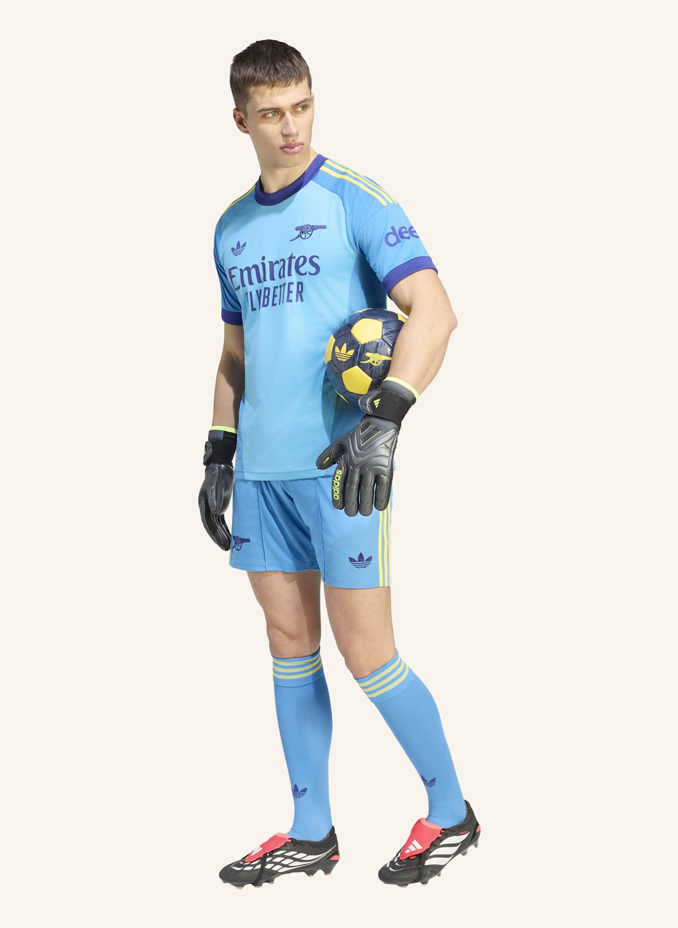 adidas ARSENAL FC 26/27 TORWART-AUSWÄRTSTRIKOT: BLAU