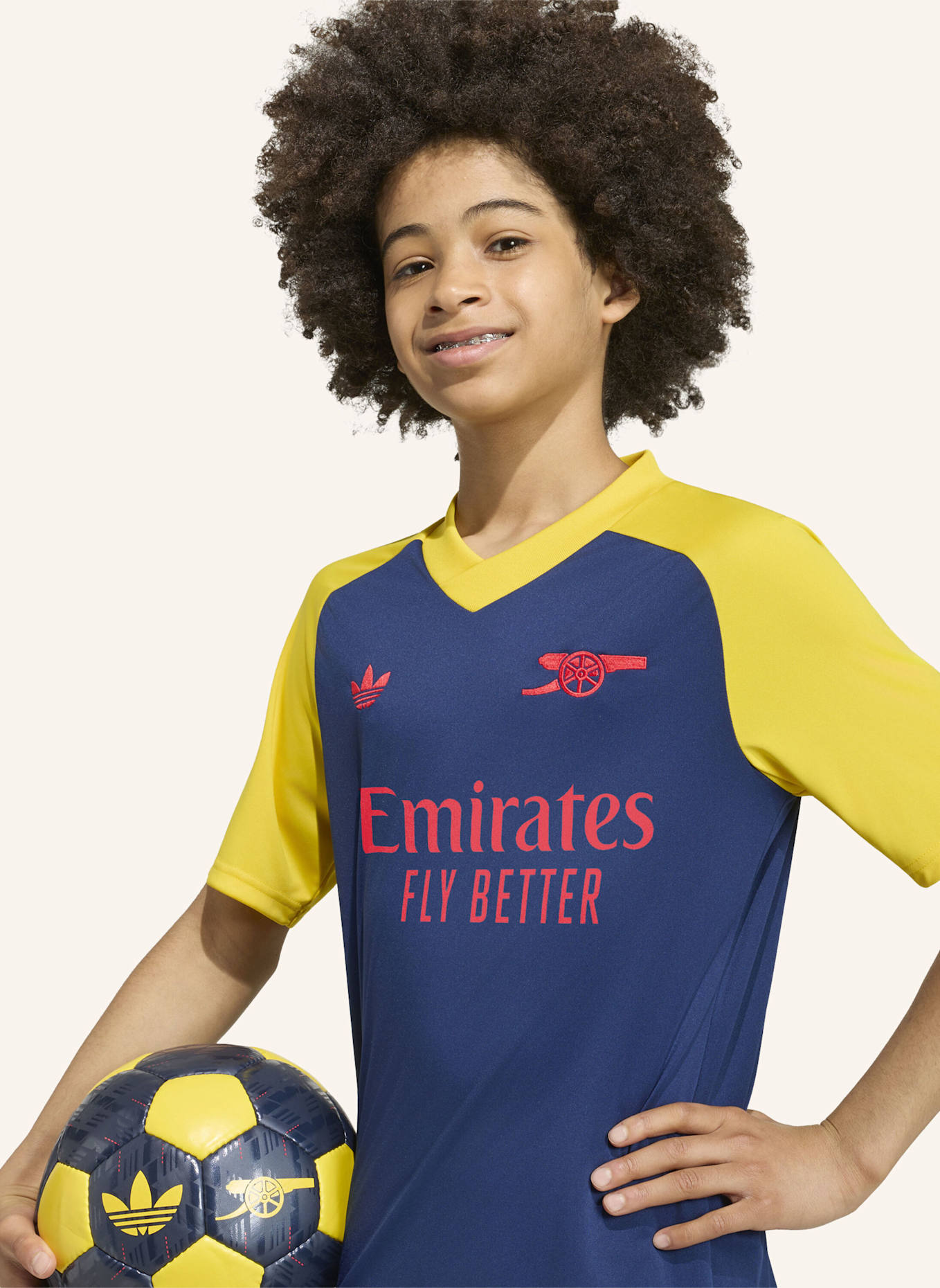 adidas ARSENAL FC 26/27 KIDS PRE-MATCH AUSWÄRTSTRIKOT: BLAU