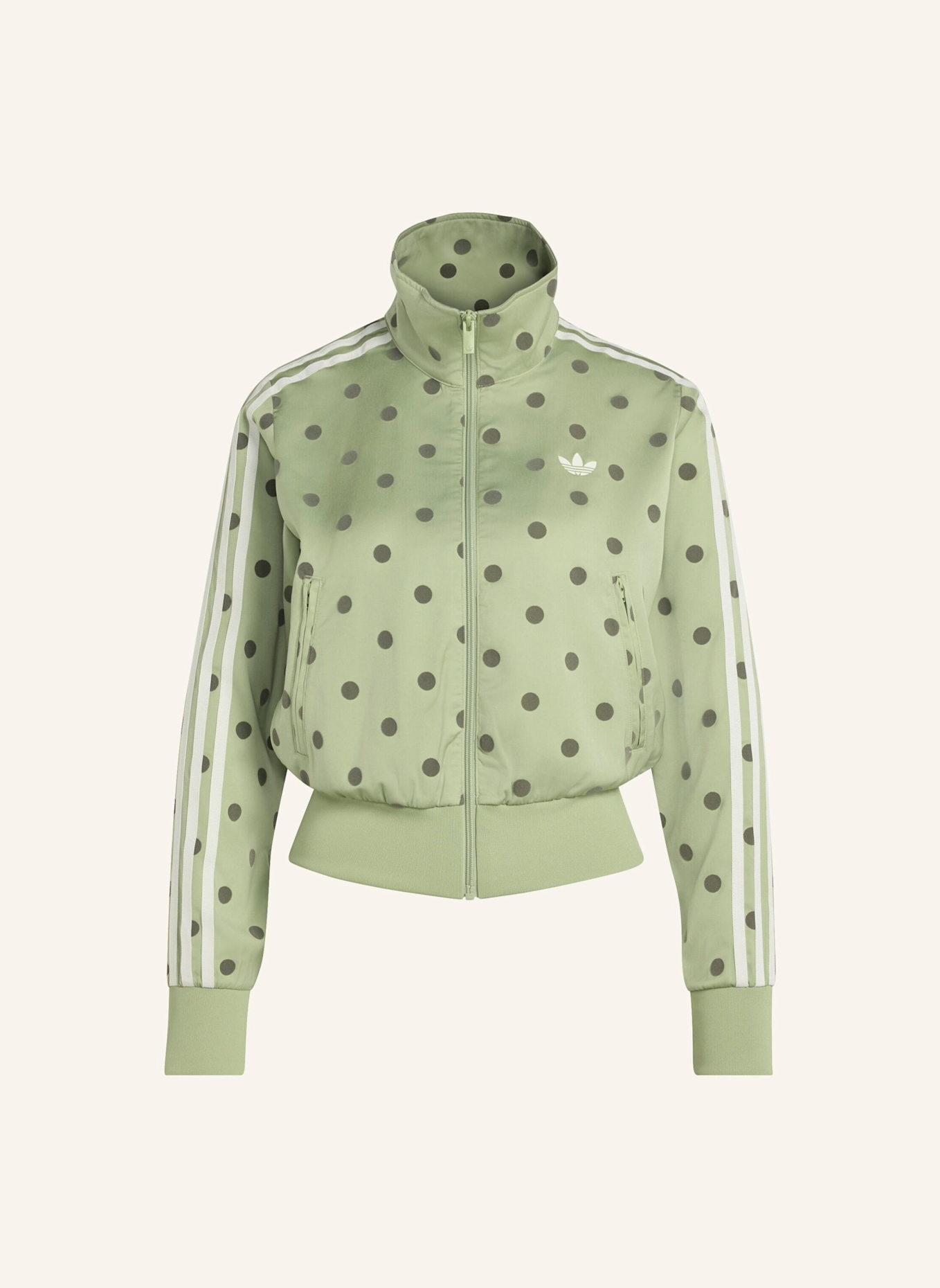 adidas Originals Sweatjacke SATIN POLKA DOTS TT: GRÜN