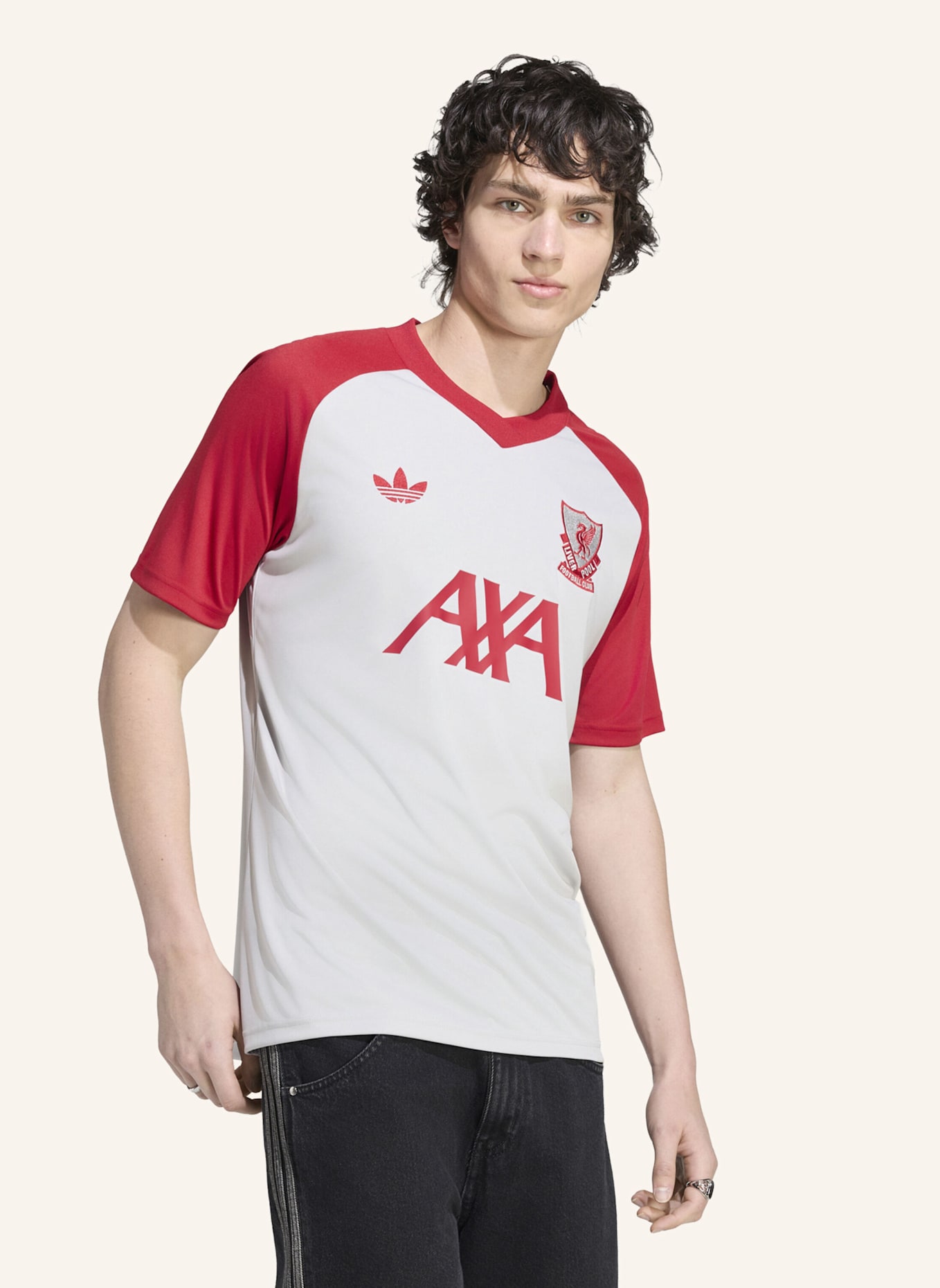 adidas FC LIVERPOOL 26/27 PRE-MATCH SHIRT: GRAU