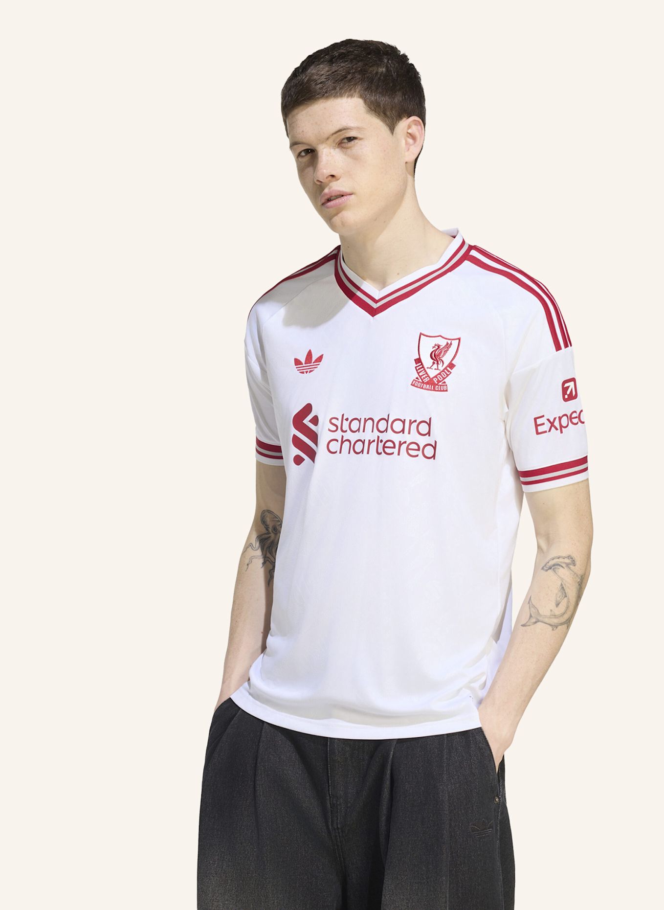 adidas FC LIVERPOOL 26/27 AUSWÄRTSTRIKOT: WEISS