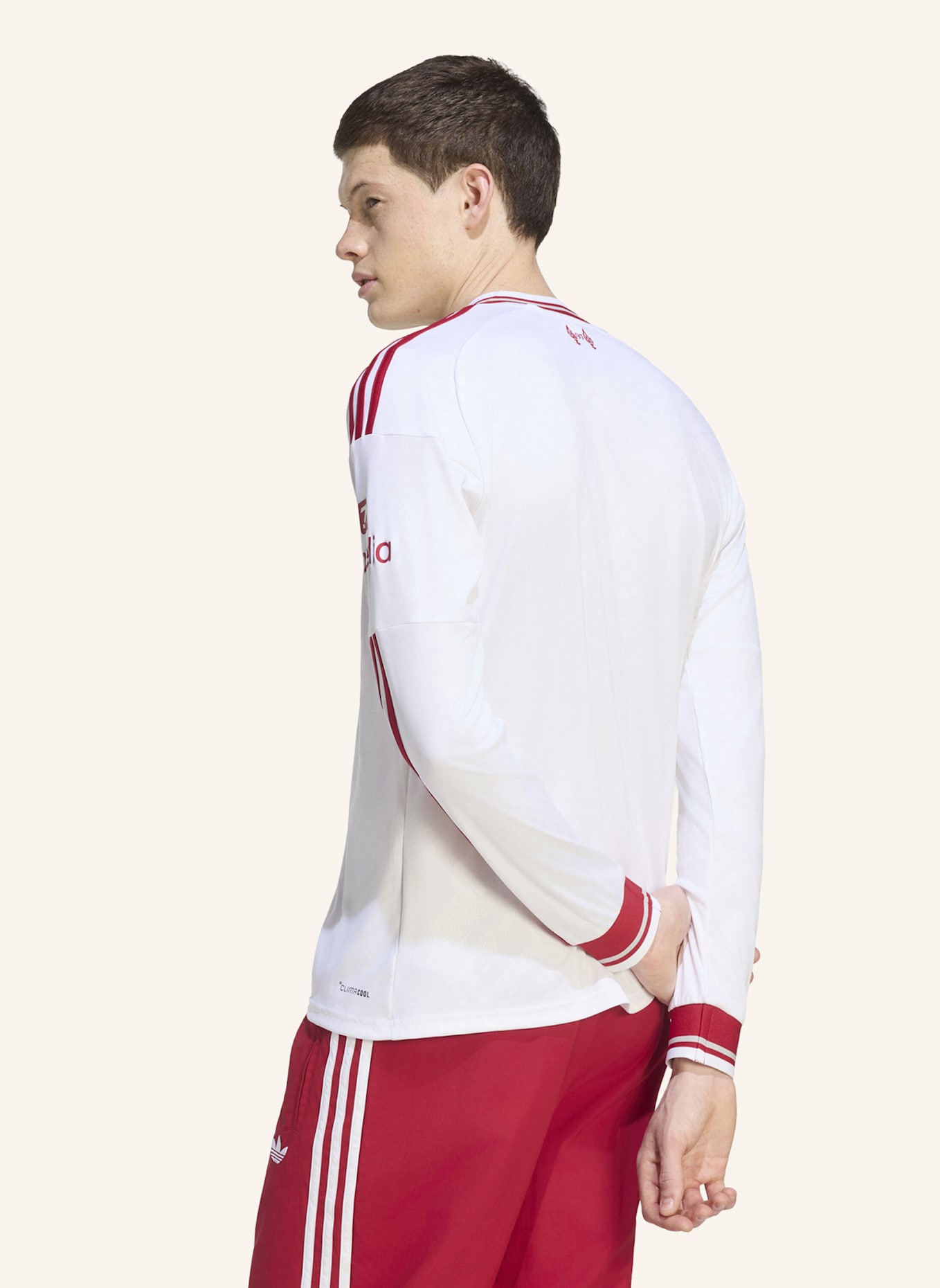 adidas FC LIVERPOOL 26/27 AUSWÄRTSTRIKOT, LANGÄRMELIG: WEISS