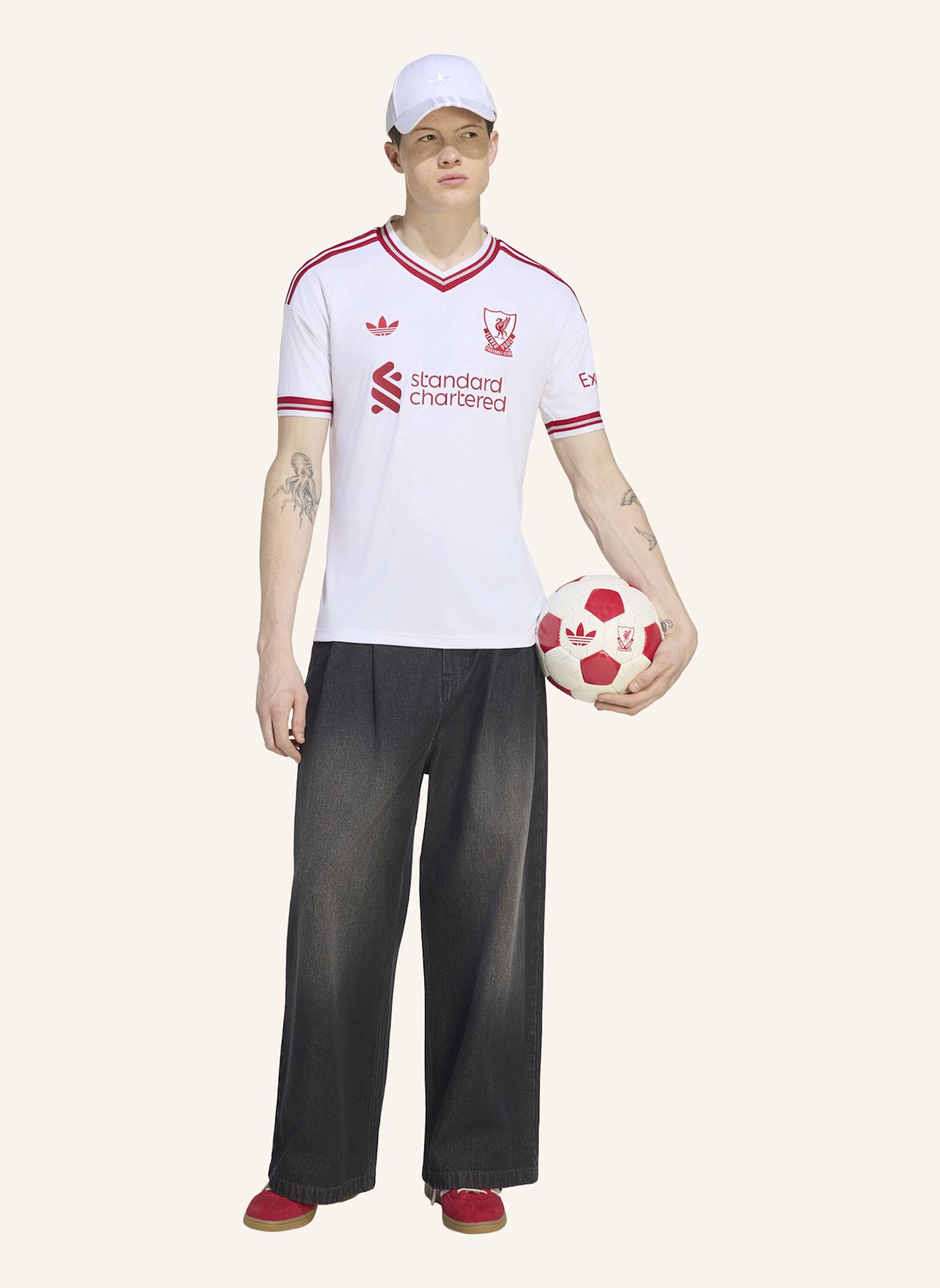 adidas FC LIVERPOOL 26/27 AUSWÄRTSTRIKOT: WEISS