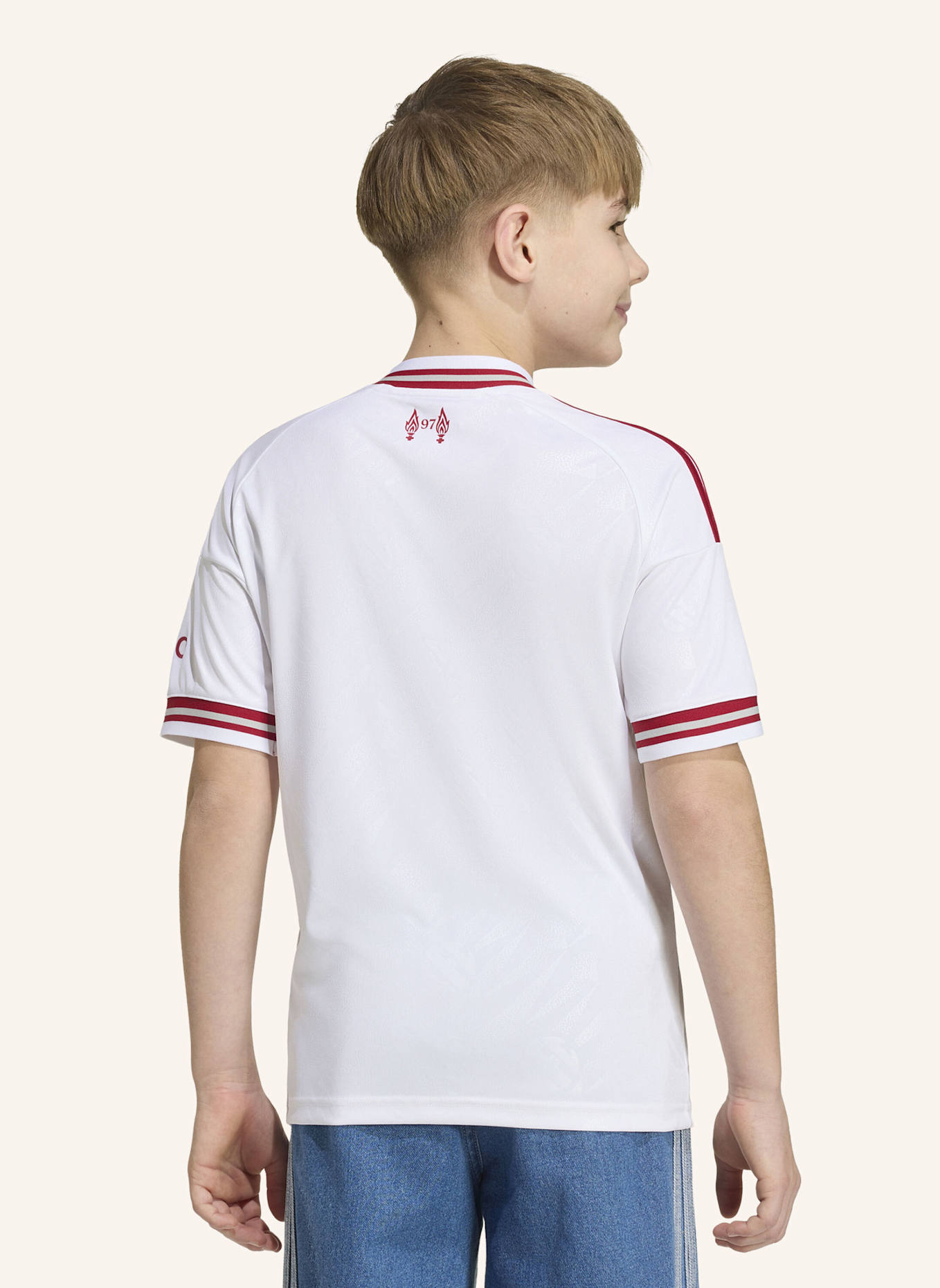 adidas FC LIVERPOOL 26/27 KIDS AUSWÄRTSTRIKOT: WEISS