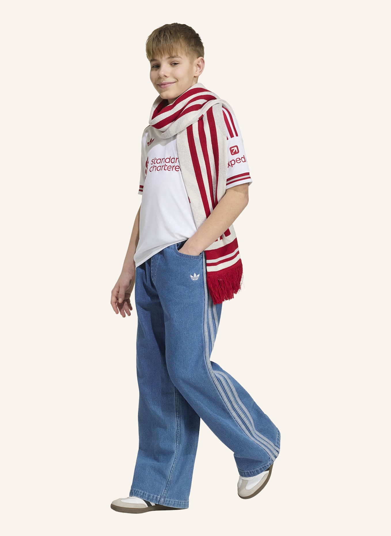 adidas FC LIVERPOOL 26/27 KIDS AUSWÄRTSTRIKOT: WEISS